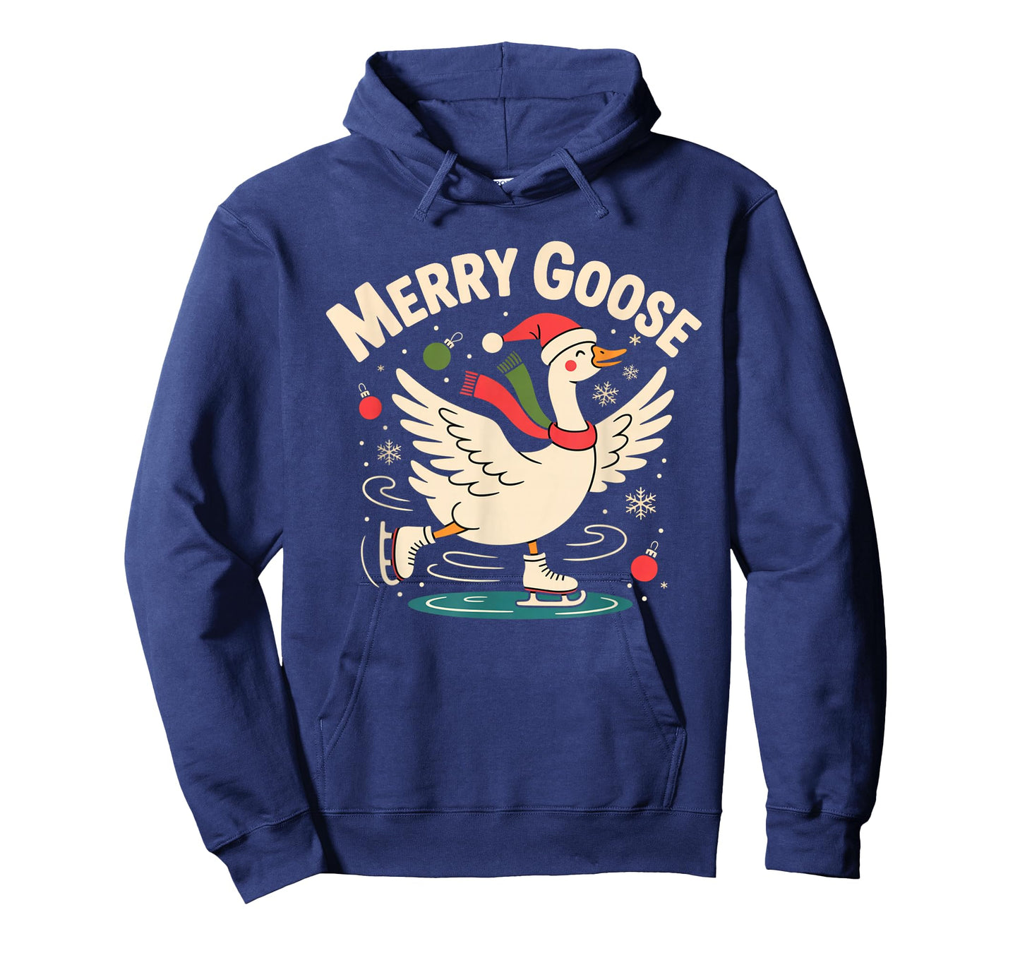 Merry Goose Funny Christmas Silly Humor Family Christmas Fun T-Shirt