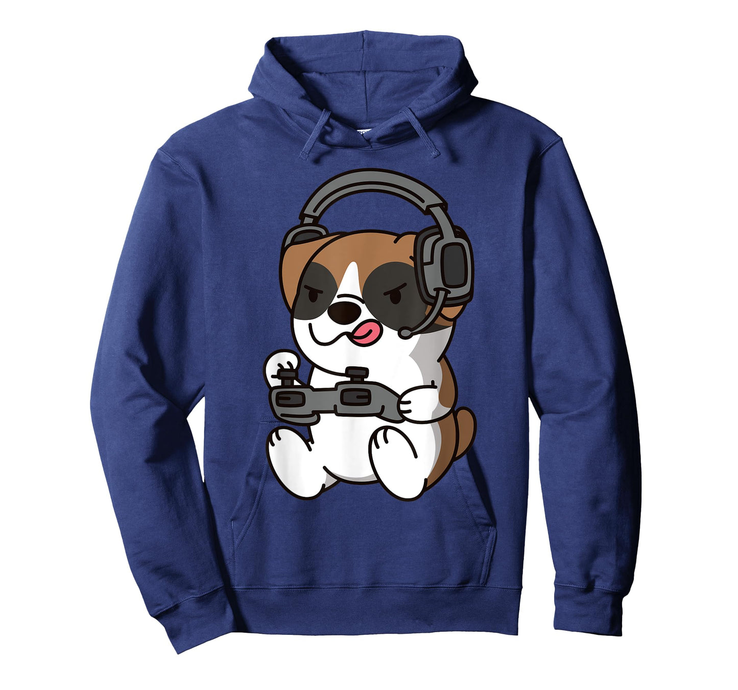 Boxer Dog Playing Video Games T-Shirt for Men Women Kids
