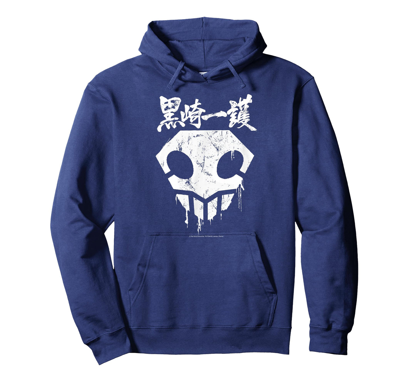 Bleach Skull with Graffiti Paint Drips and Splatter Anime T-Shirt
