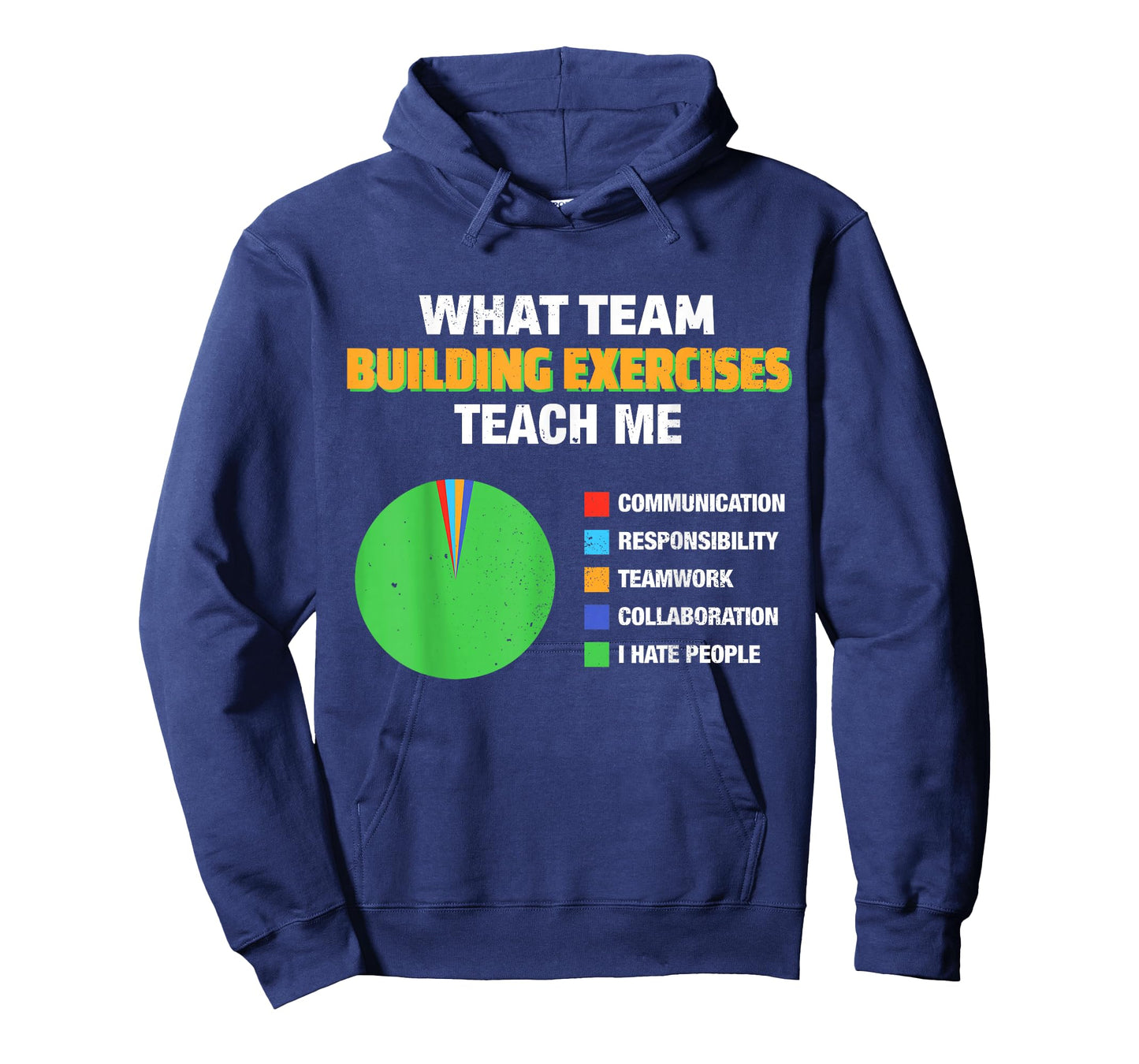 What Team Building Exercises Teach Me Communication Chart T-Shirt
