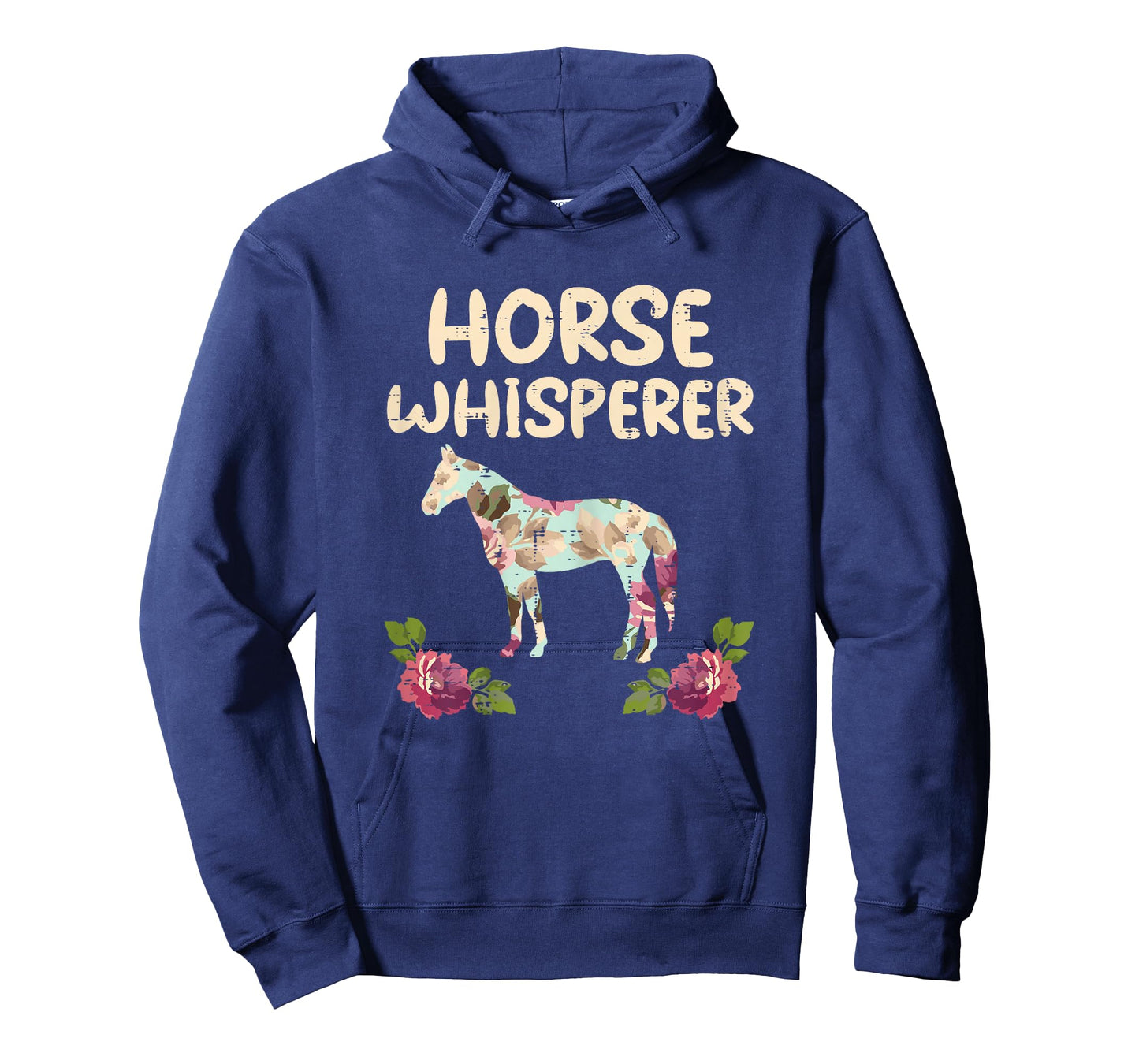 Horse Whisperer Flowers Funny Riding Equestrian Women Girls T-Shirt