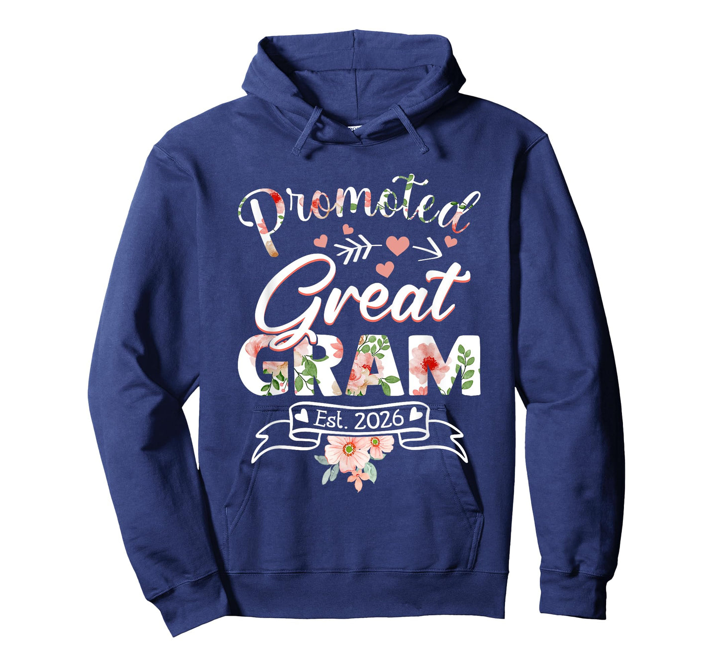 Promoted To Great Gram Est 2026 First Time New Grandma Mom T-Shirt