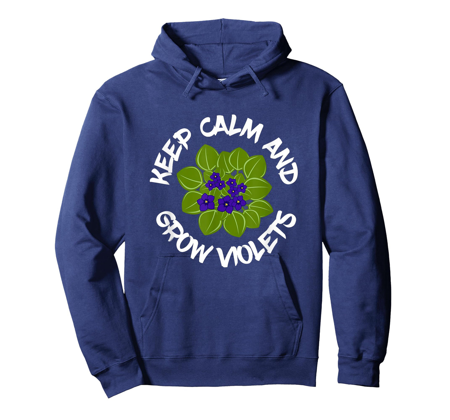 Keep Calm And Grow African Violets, Houseplant Enthusiast T-Shirt