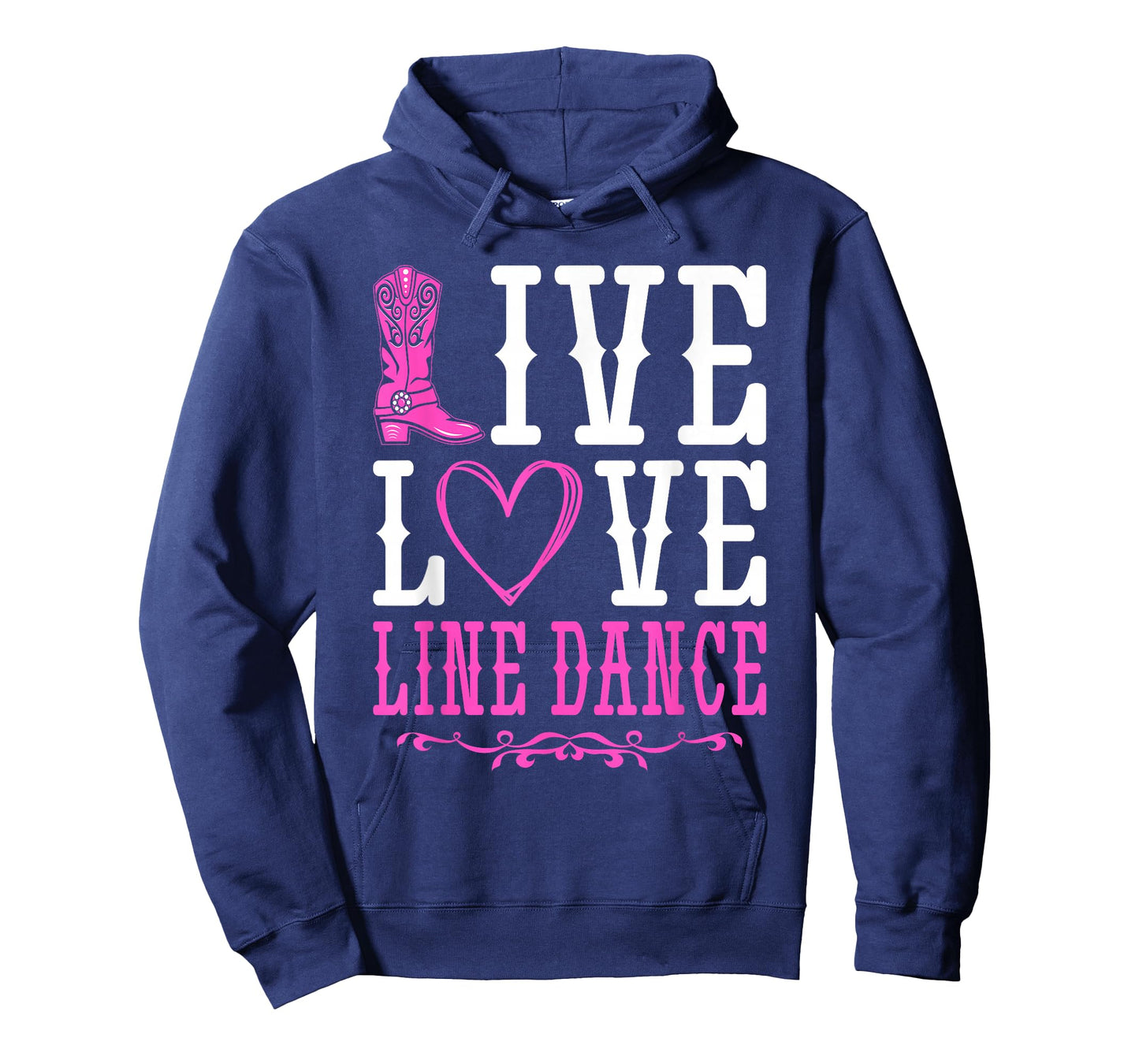 Line Dancing Country Western Live Love Line Dance T-Shirt