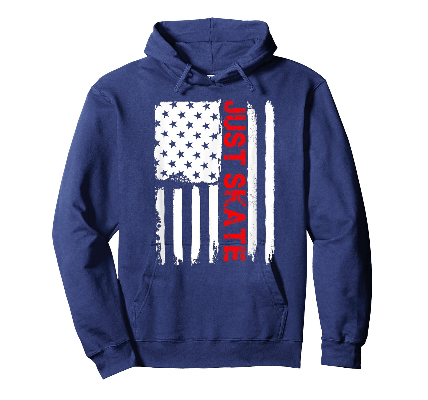 Just Skate July 4th American Flag Shirt Roller Skating Gift T-Shirt