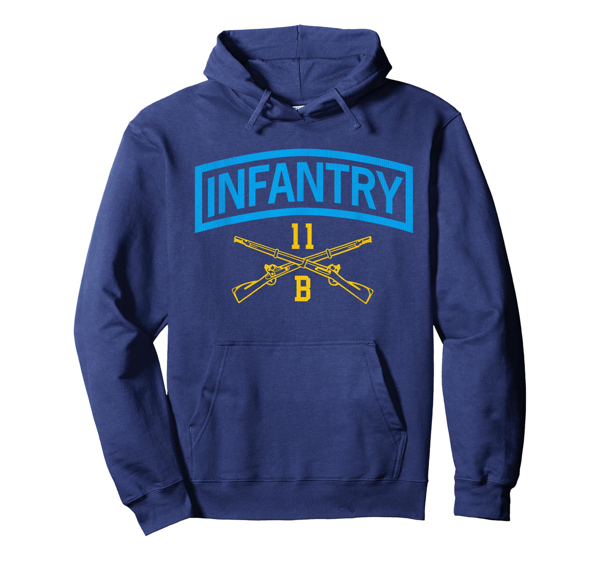 11B Infantry Combat Veteran 11 Bravo Infantryman Grunt Flag T-Shirt