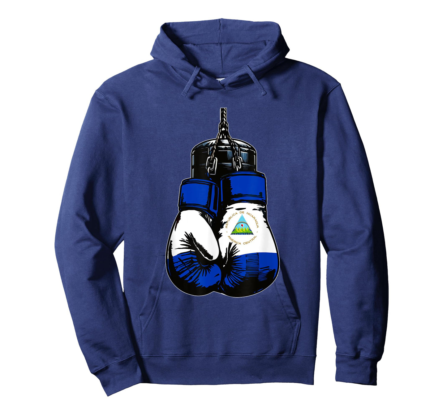Proud Heritage Nicaragua Flag Boxing Gloves T-Shirt
