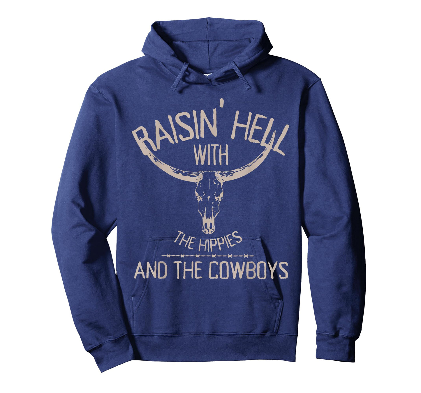 Hippies And Cowboys Western Cowhide Cowgirls T-Shirt