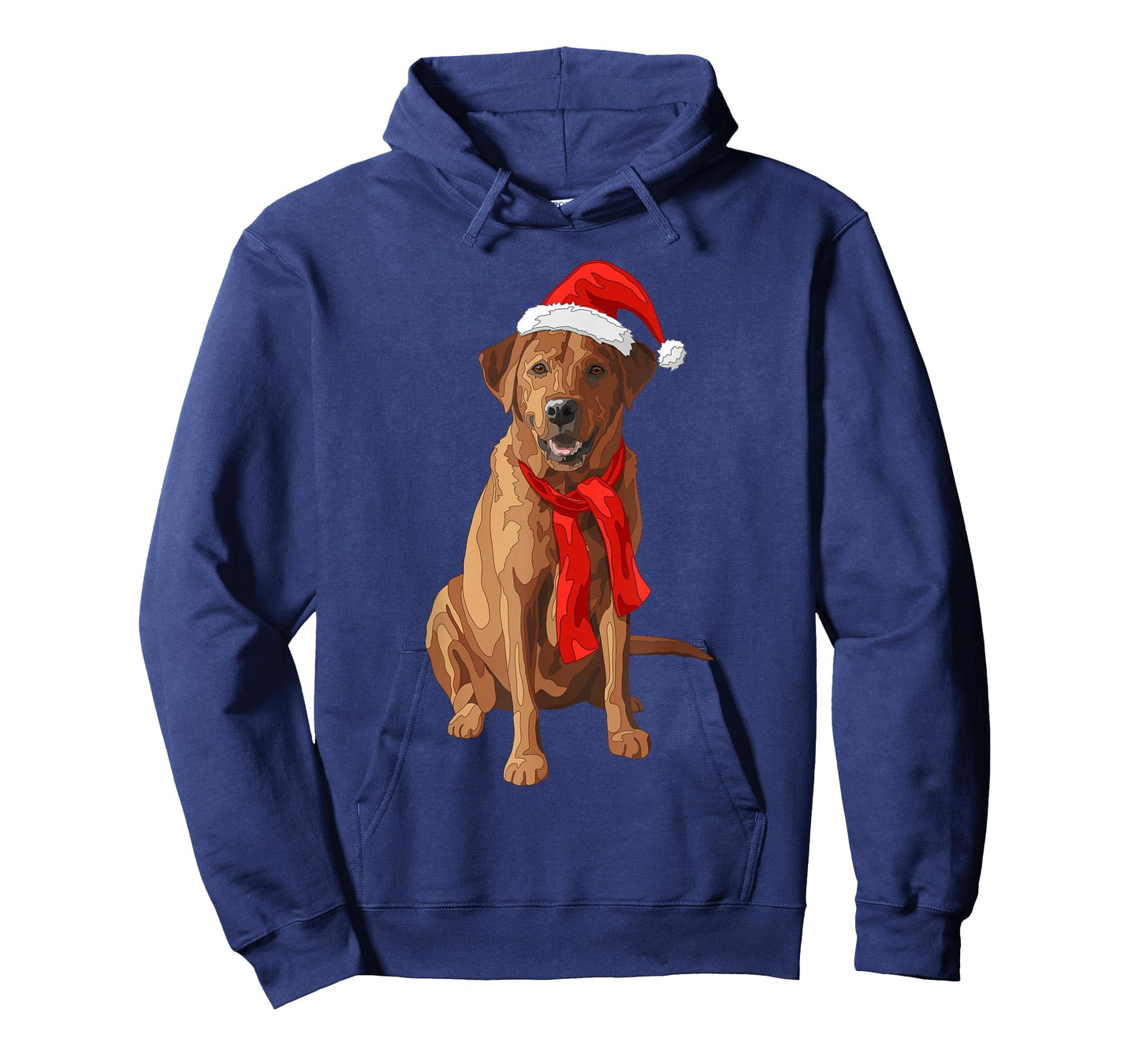 Red Labrador Retriever Dog Christmas Santa Hat T-Shirt for Men Women Kids