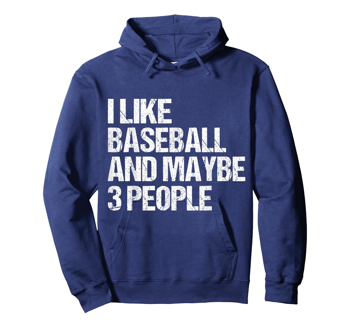Funny Sarcastic I Like Baseball And Maybe 3 People T-Shirt