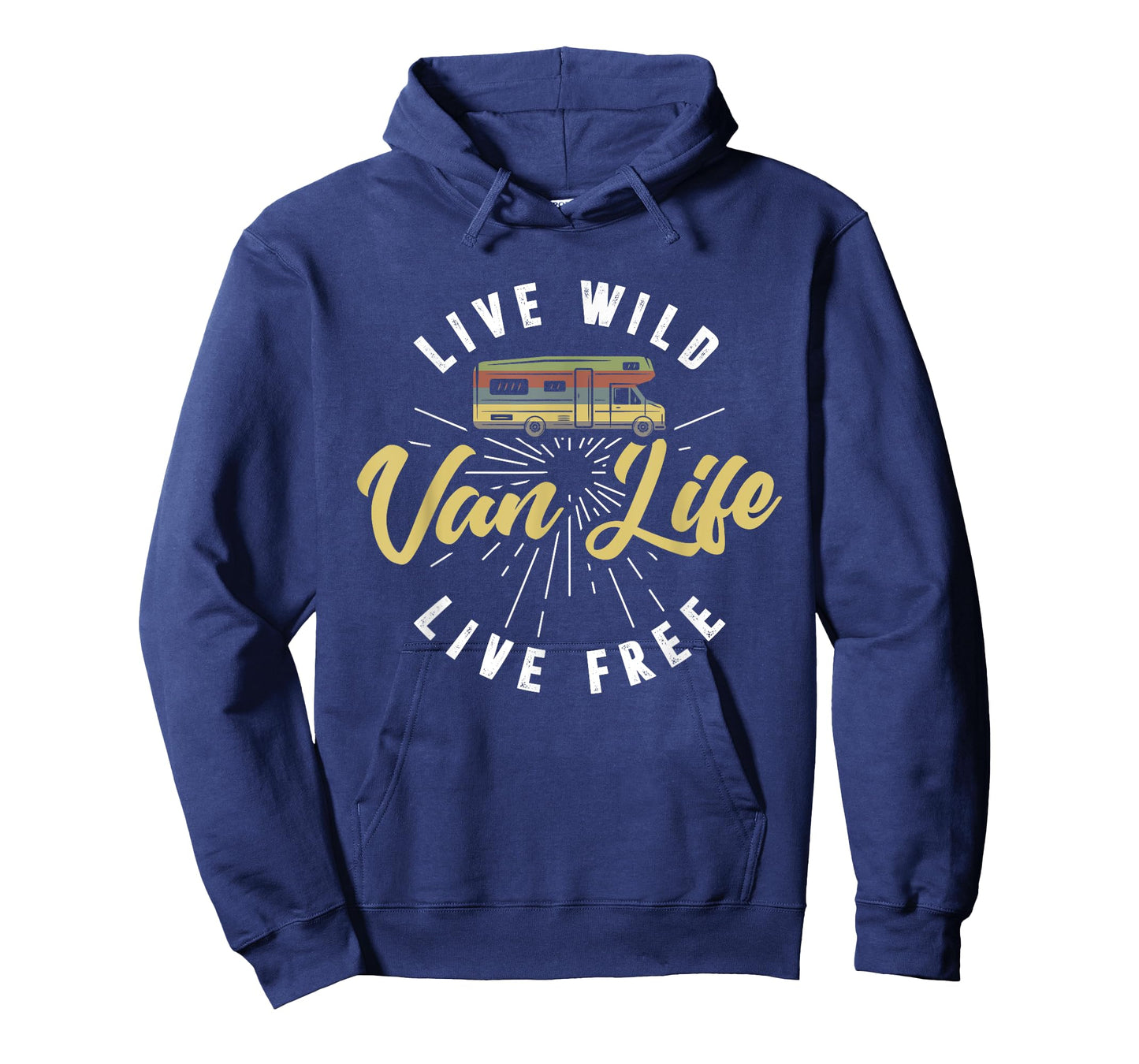 Van Life Retro Vintage Van Dwellers T-Shirt