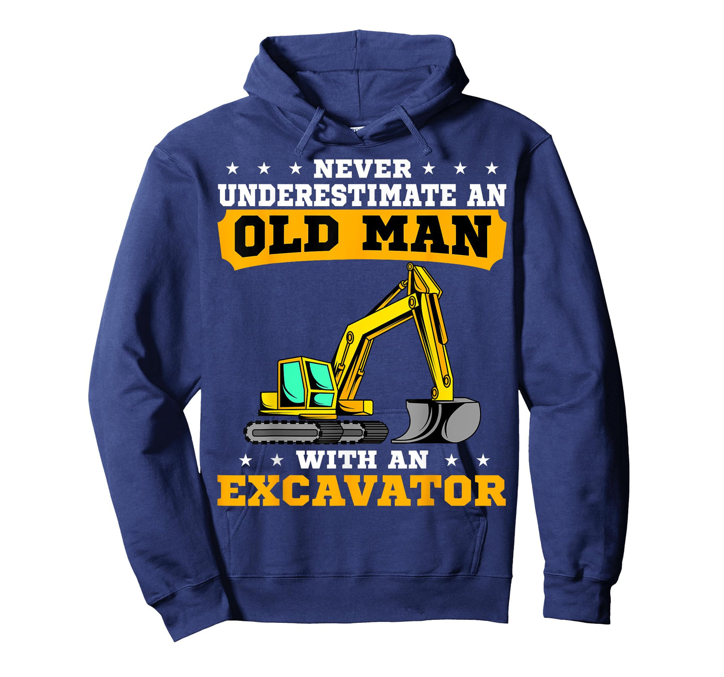 Heavy Equipment Operator Excavator Grandpa Grandfather T-Shirt