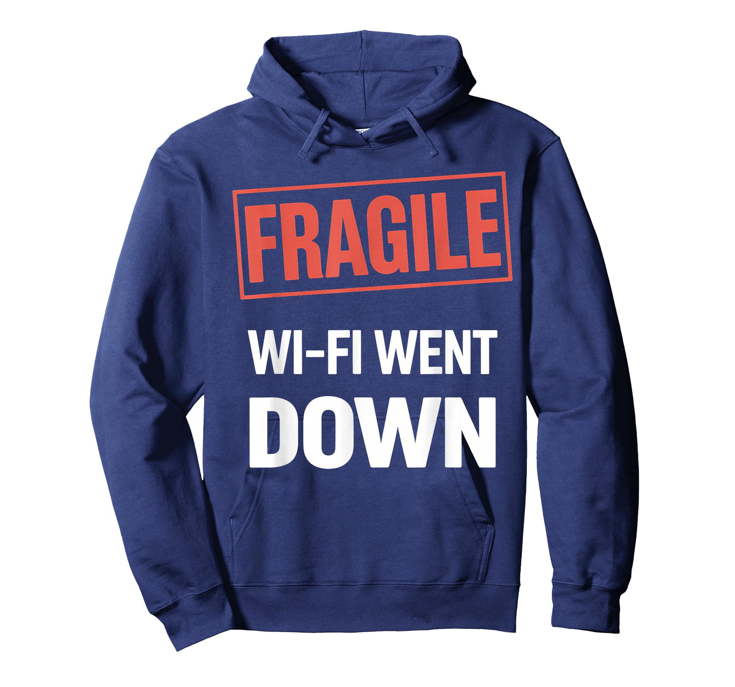Fragile Wi-Fi Went Down โ Funny Internet Outage Gamer T-Shirt