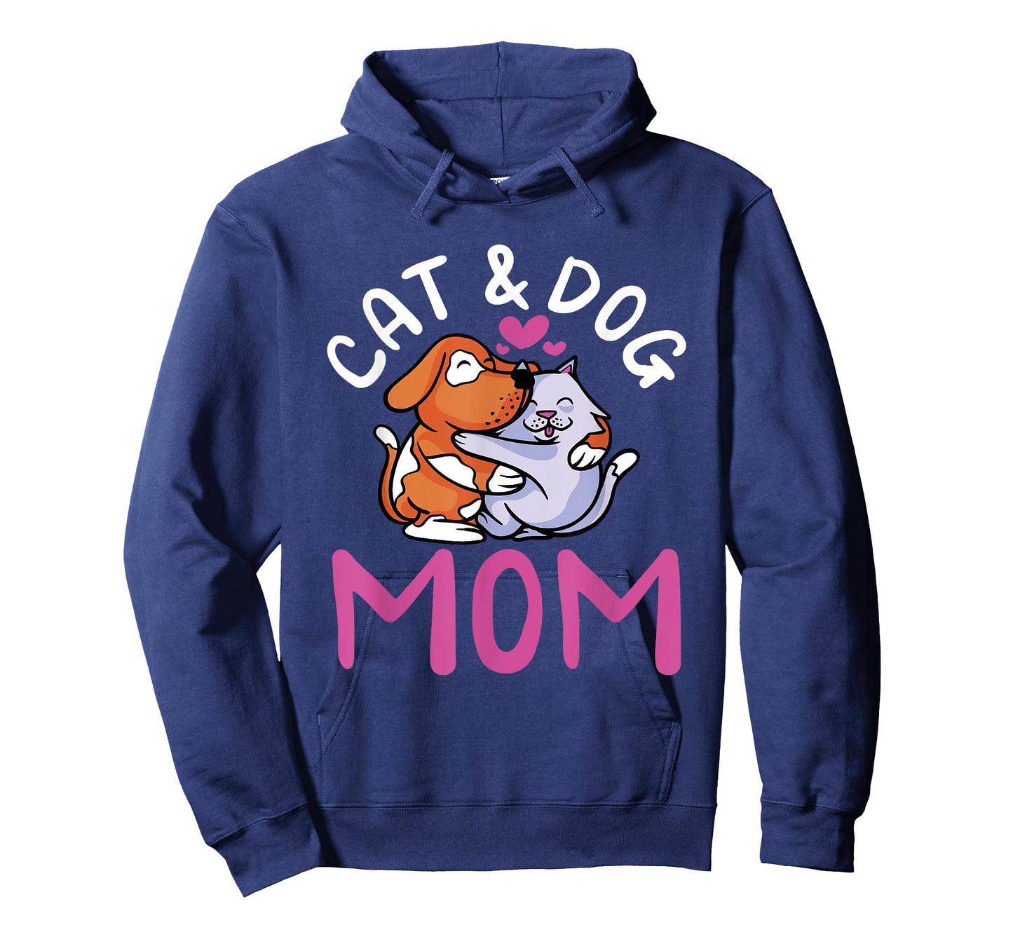 Cat And Dog Mom Girl Cats Dogs Lover Mother Mommy Mama T-Shirt
