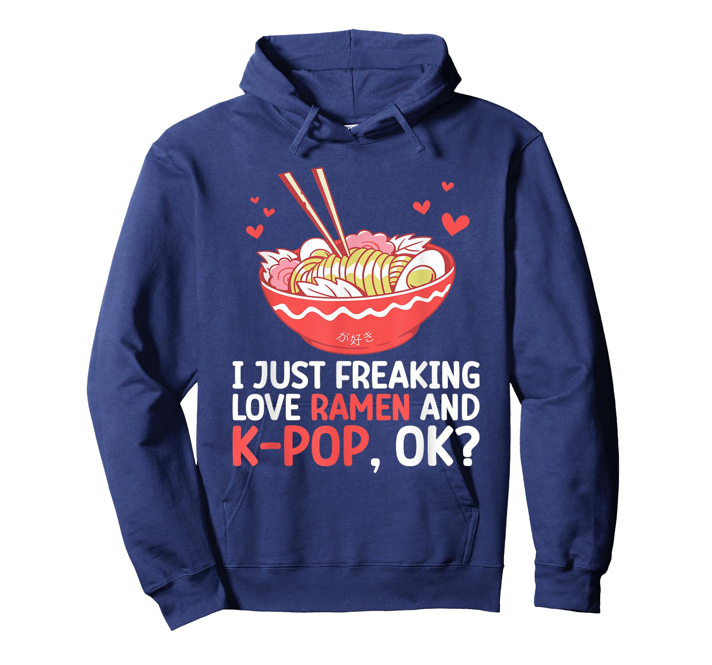 I Just Freaking Love Ramen And K-Pop Graphic For Teen Girls T-Shirt