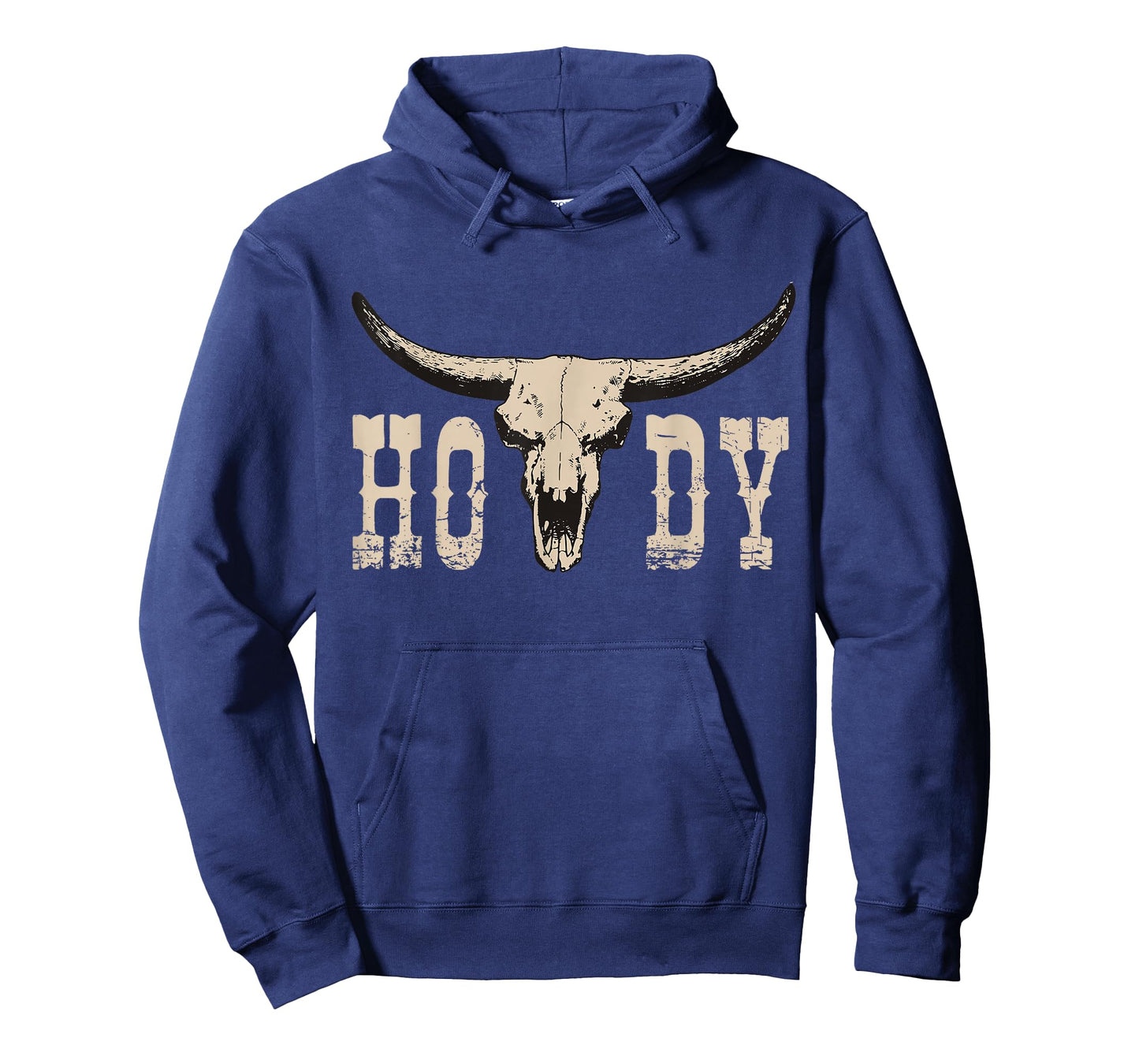 White Howdy Cow Skull Rodeo Western Country Southern Cowboy T-Shirt