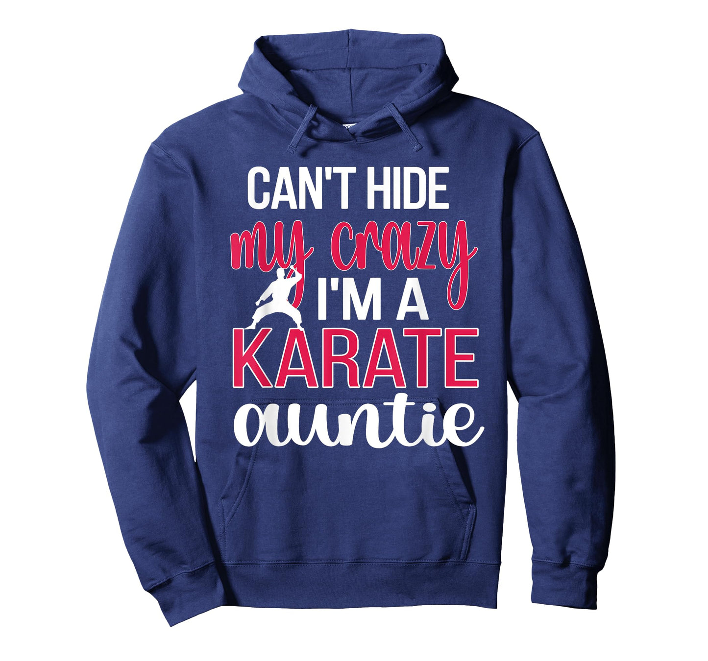 Funny Karate Aunt Proud Karate Auntie T-Shirt