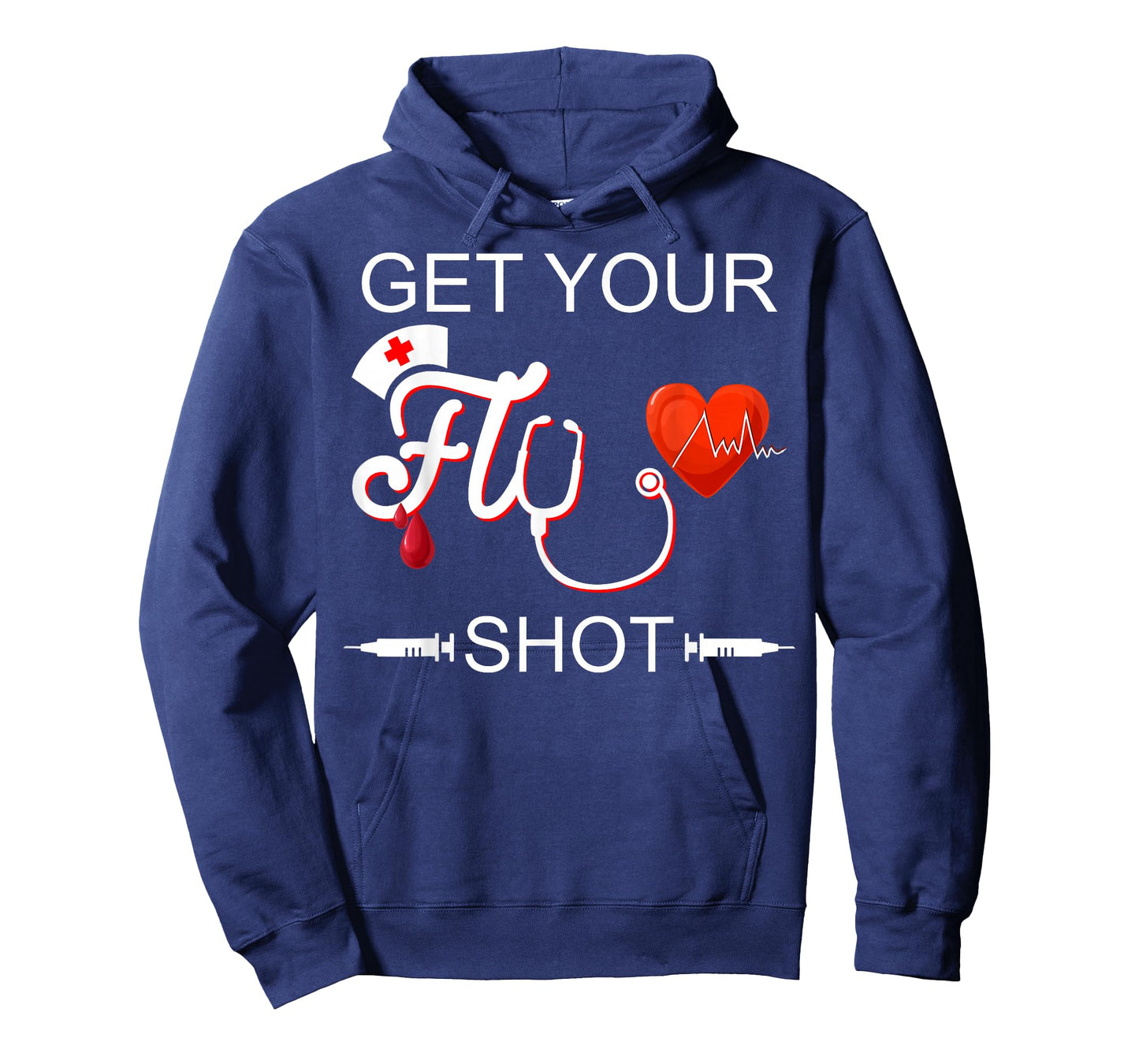 Funny Cute Nursing Nurse Healthcare Get Your Flu Shot Gift T-Shirt