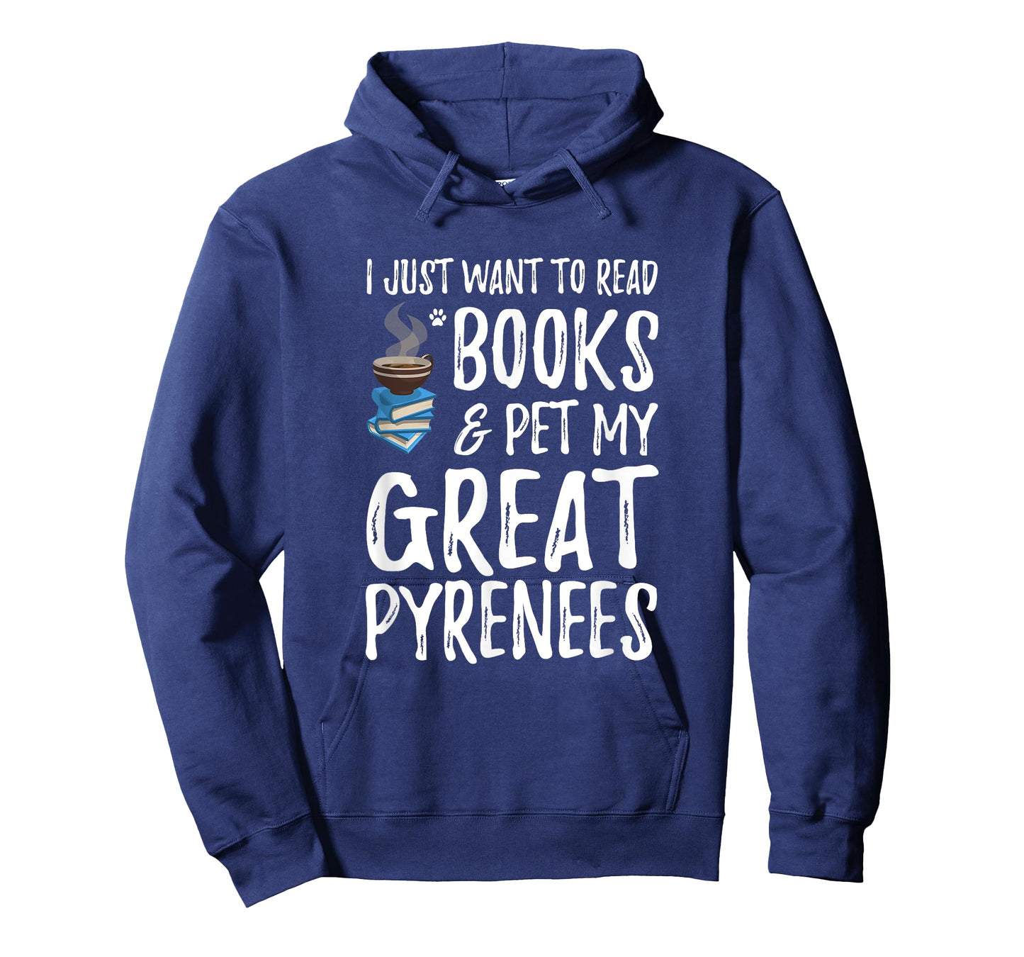 Great Pyrenees Dog Lover Book Funny Dog Mom T- T-Shirt for Men Women