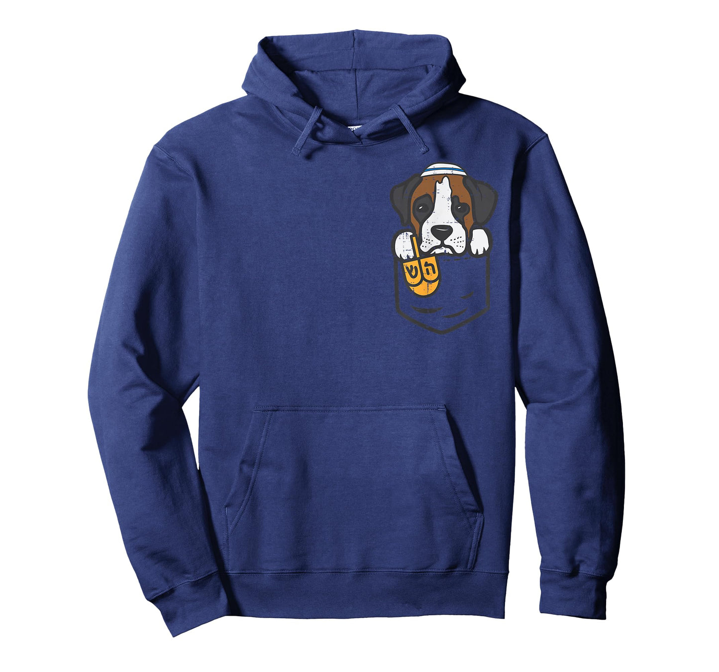 Pocket Dog Boxer Jewish Hanukkah Pajamas Chanukah PJs Women T-Shirt