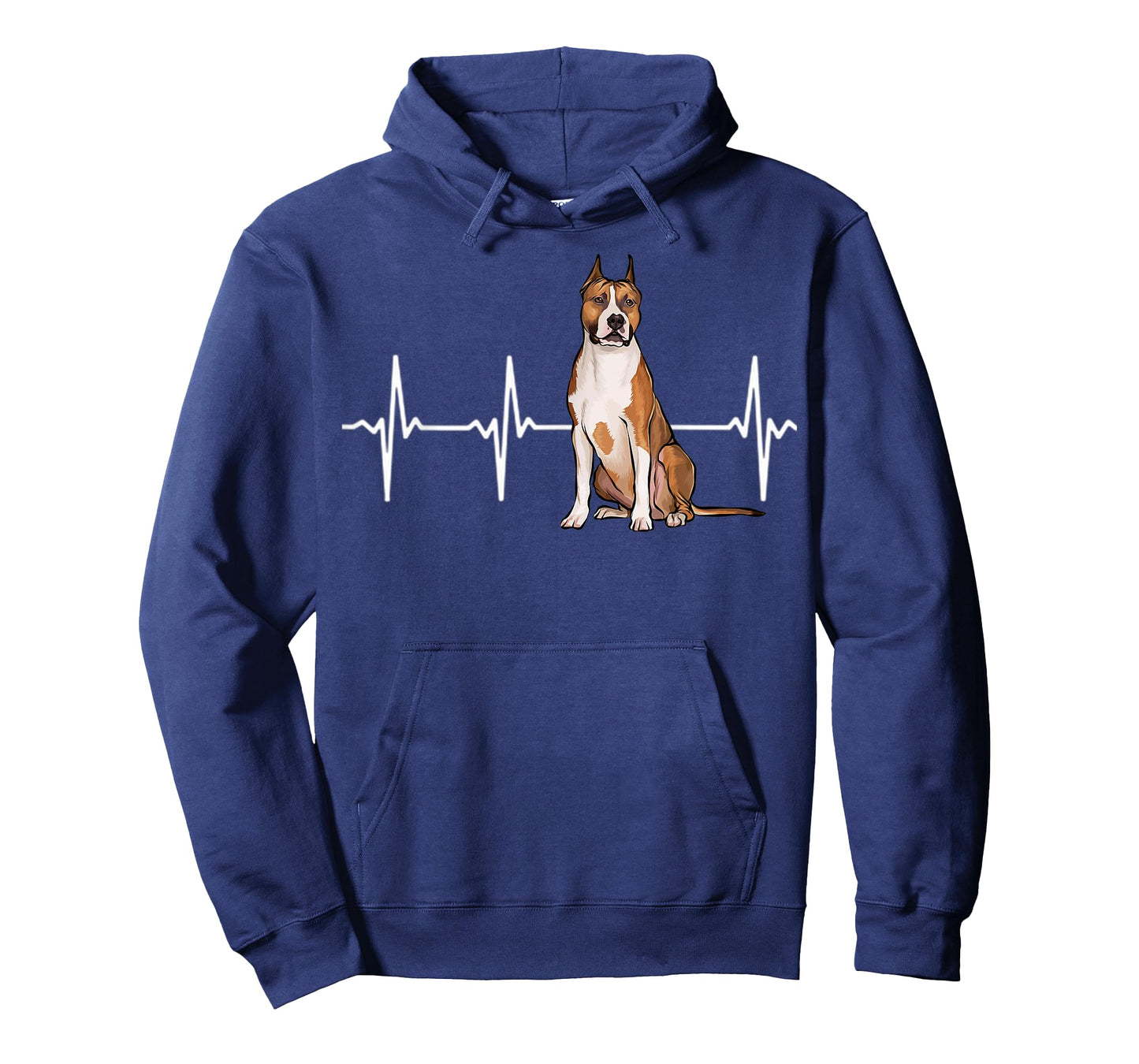 American Staffordshire Terrier Heartbeat Dog Lover T-Shirt
