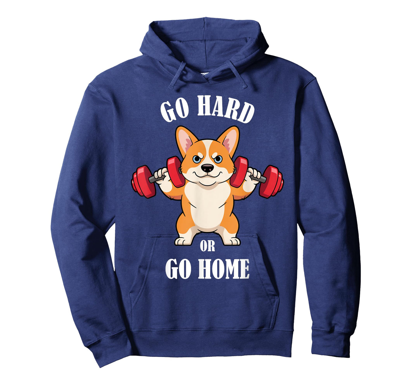 Corgi Workout Lifting Dumbbells Weightlifting Funny Gym T-Shirt