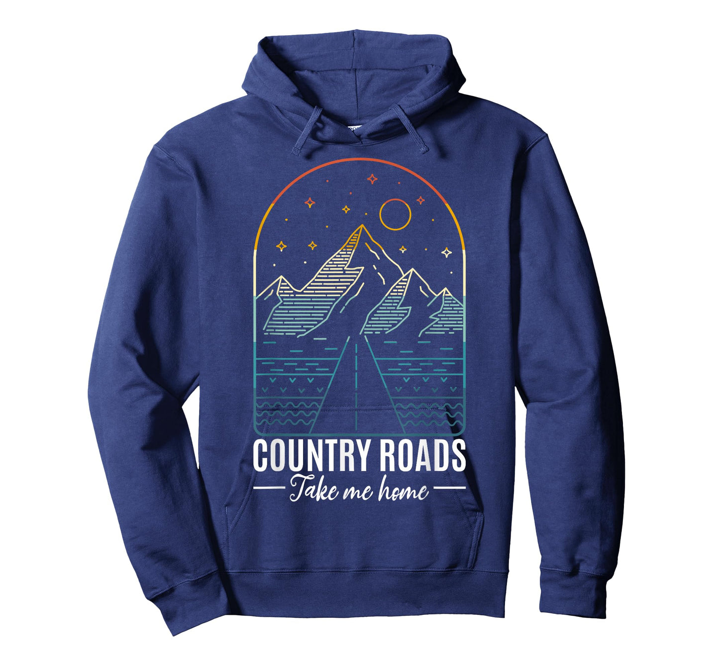 Country Roads Take Me Home Country Roads Retro Country T-Shirt