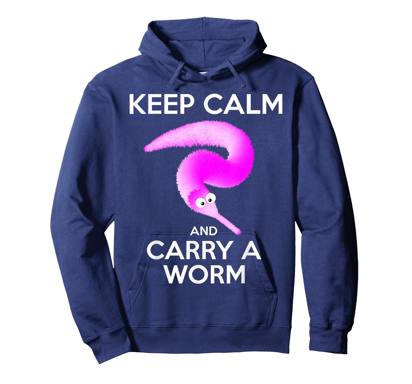 Keep Calm and Carry a Worm T-Shirt, Fuzzy Worms T-Shirt