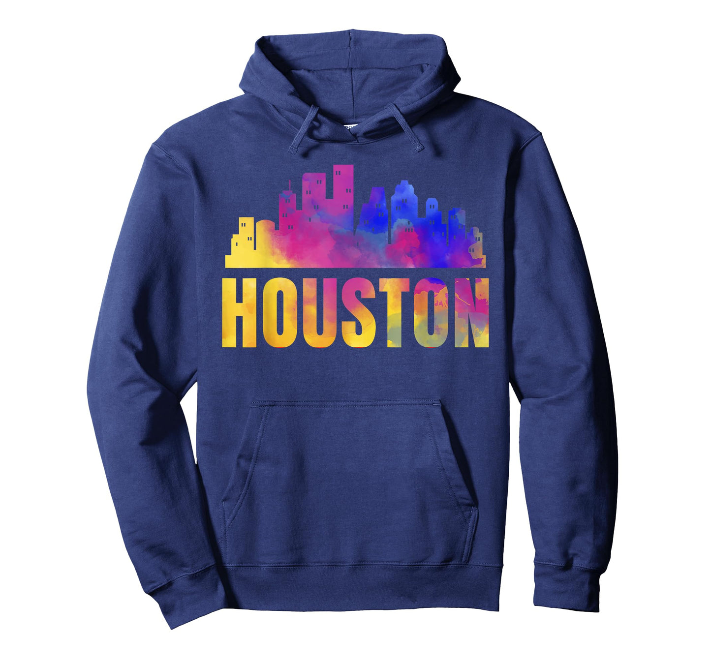 Houston Skyline Art Texas City H-Town TX USA State American T-Shirt