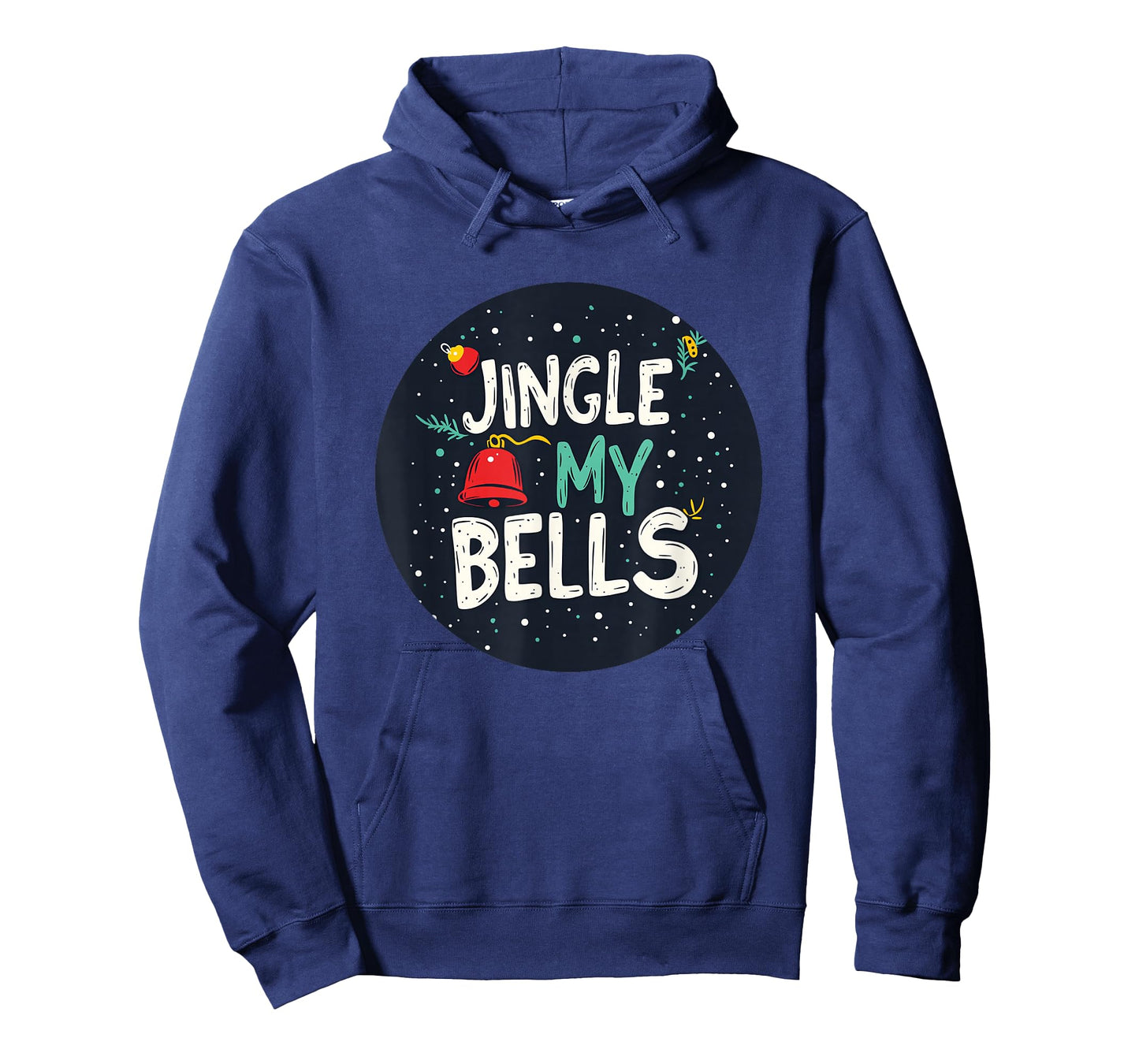 Funny Naughty Xmas Stamp with Jingle My Bells Speech T-Shirt