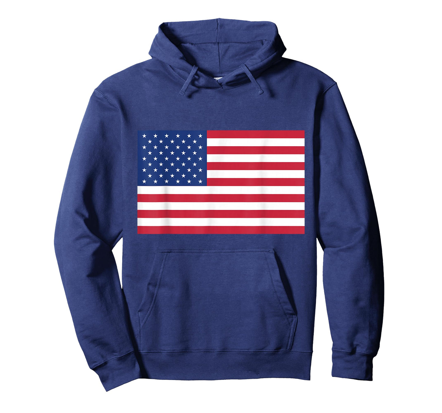 Navy Blue American Flag Shirt - Simple, Patriotic T-Shirt T-Shirt