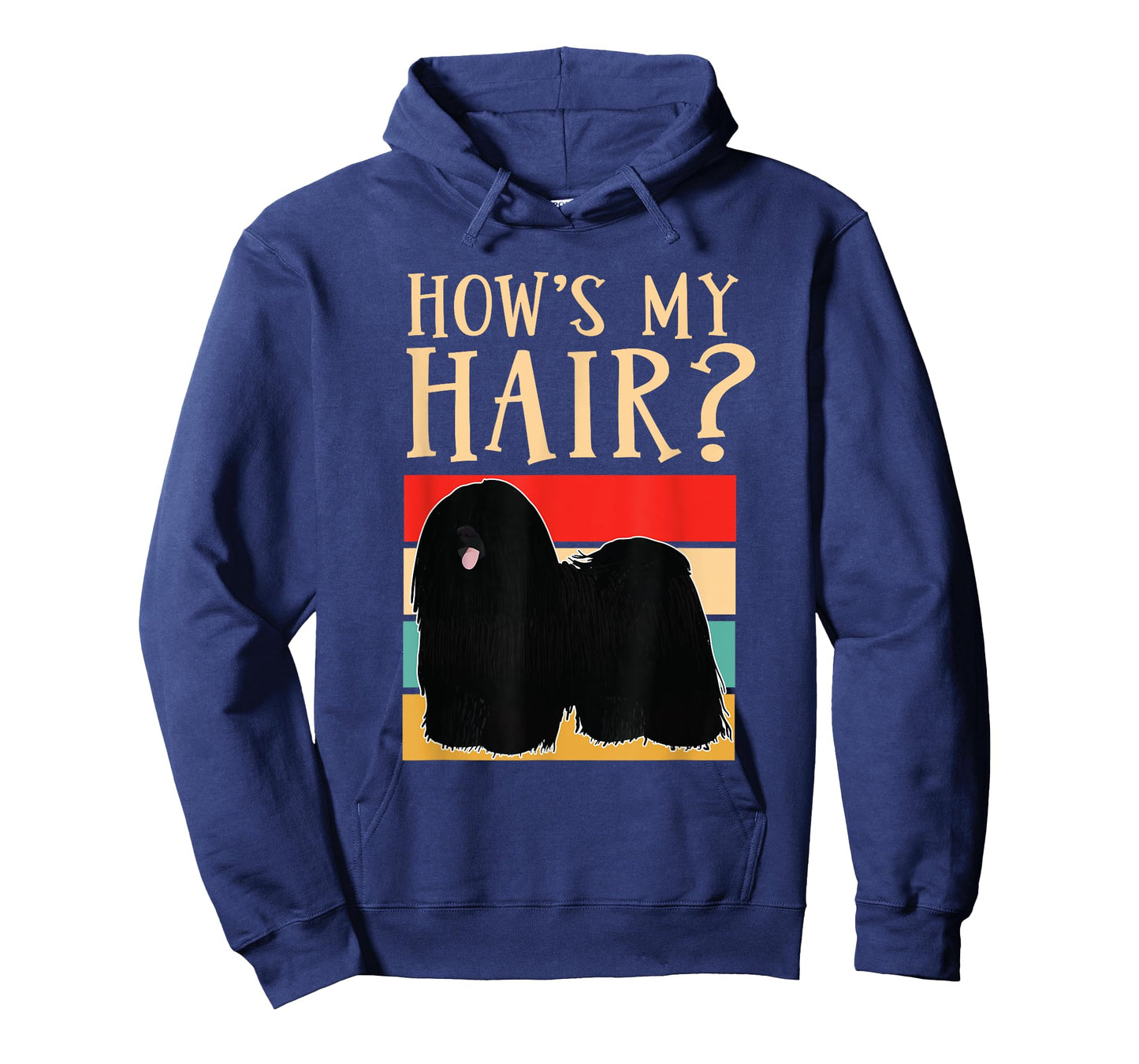 How's My Hair Funny Dreadlock Hungarian Puli Dog Breed Men Women Girls Kids T-Shirt