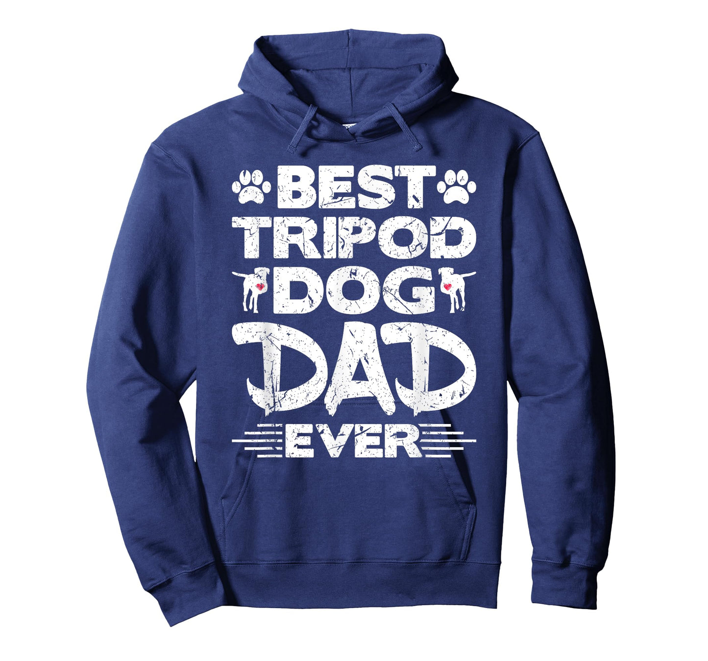 Best Tripod Dog Dad Ever Amputee Three Legged Dog Adoption T-Shirt