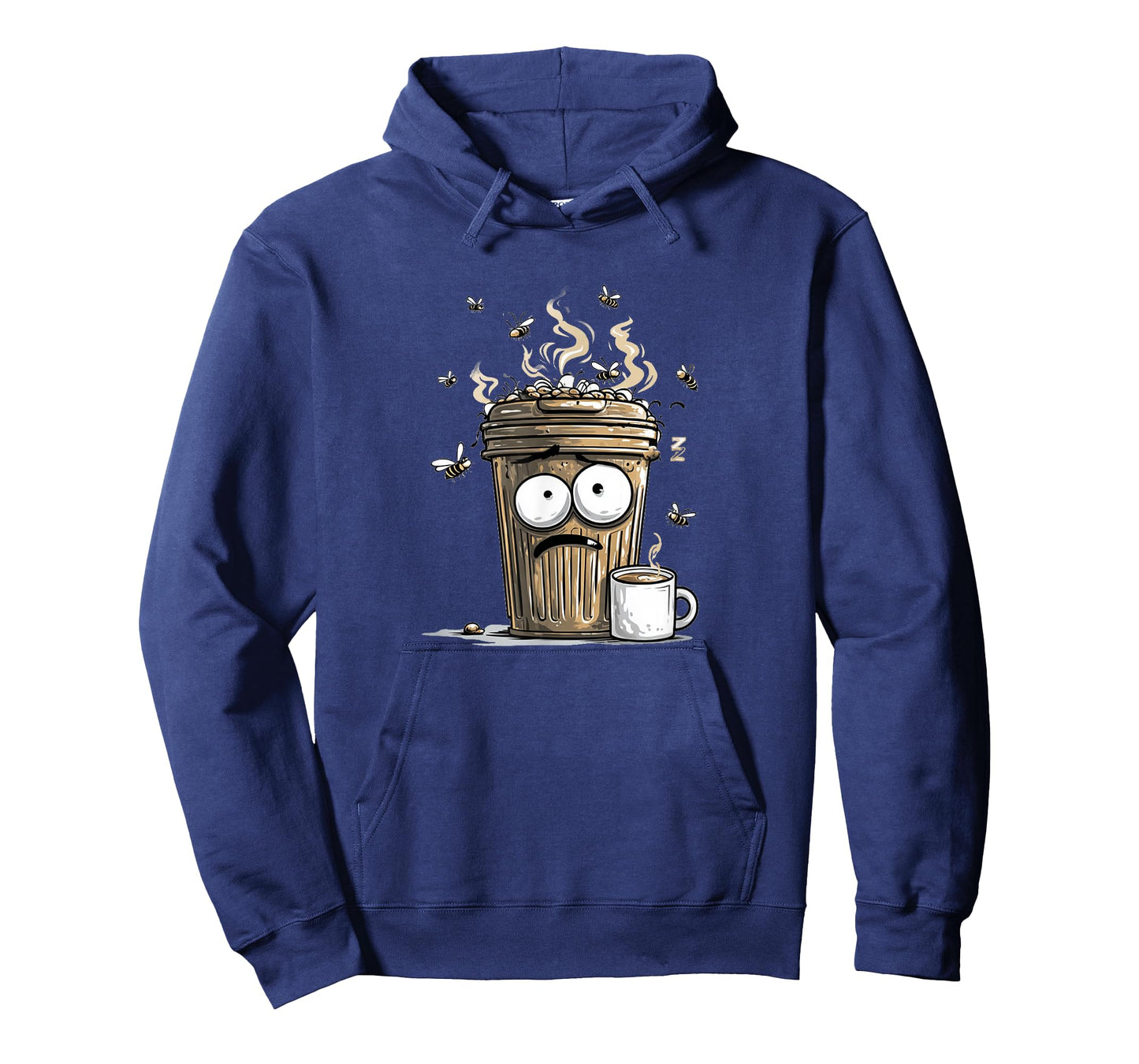Trash Can Look with Mug for Coffee and Cups Lovers T-Shirt