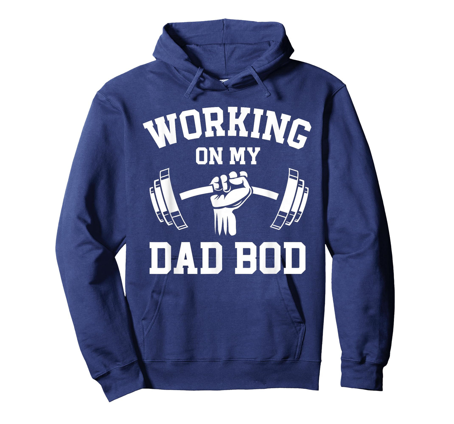 Working On My Dad Bod Funny Gym Lifting Workout Father's Day T-Shirt