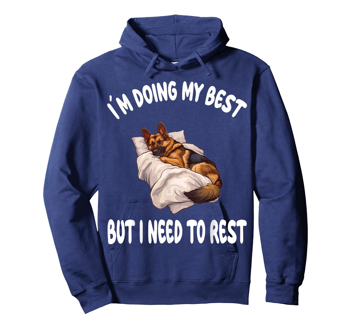 German Shepherd Dog Pajamas Nightgown Sleeping Napping T-Shirt
