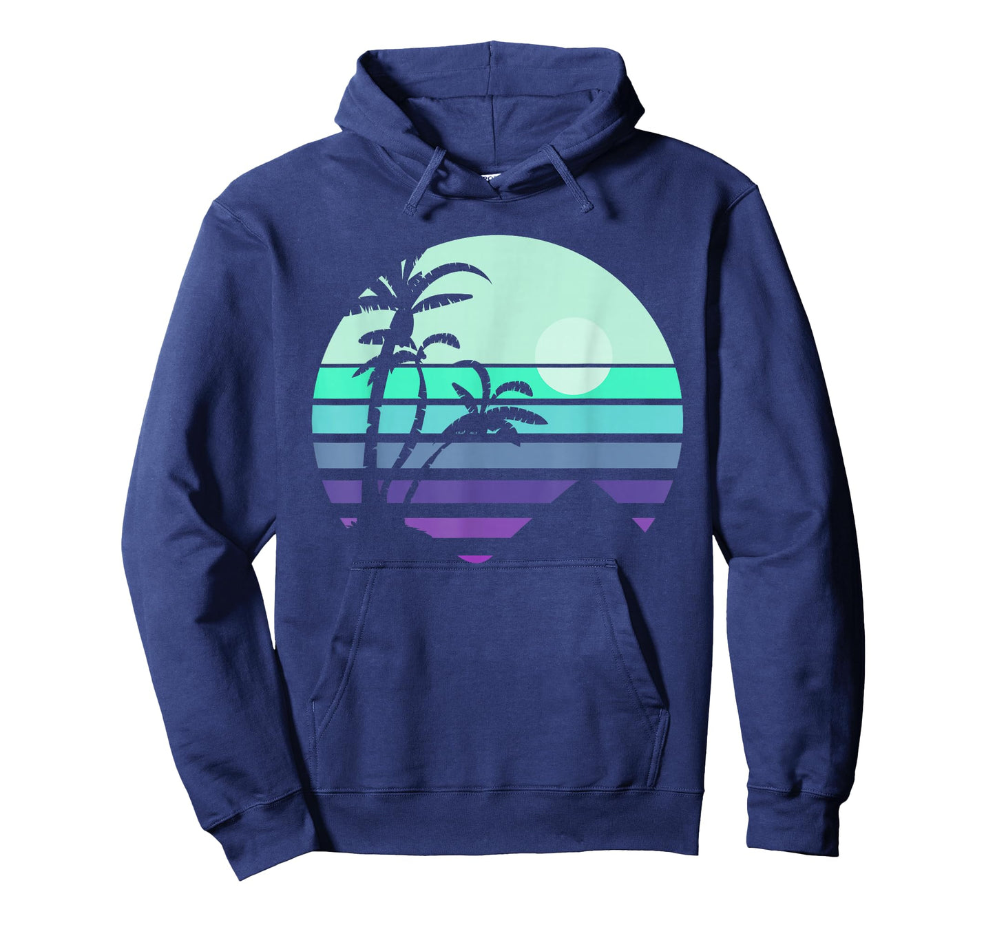 Tropical Summer Holiday Palm Trees Tropical Retro Summer T-Shirt