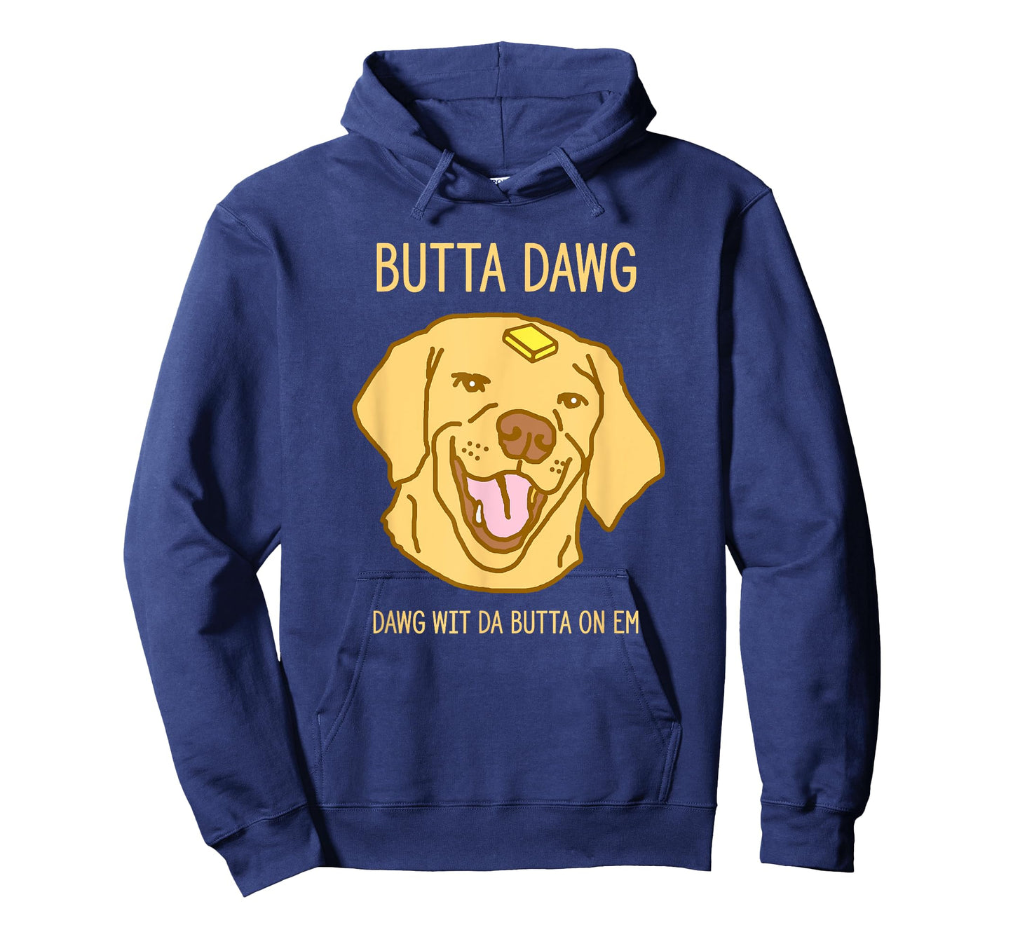 Hilarious Butter Dog Head Meme Funny Viral Pet Trend Men Women T-Shirt