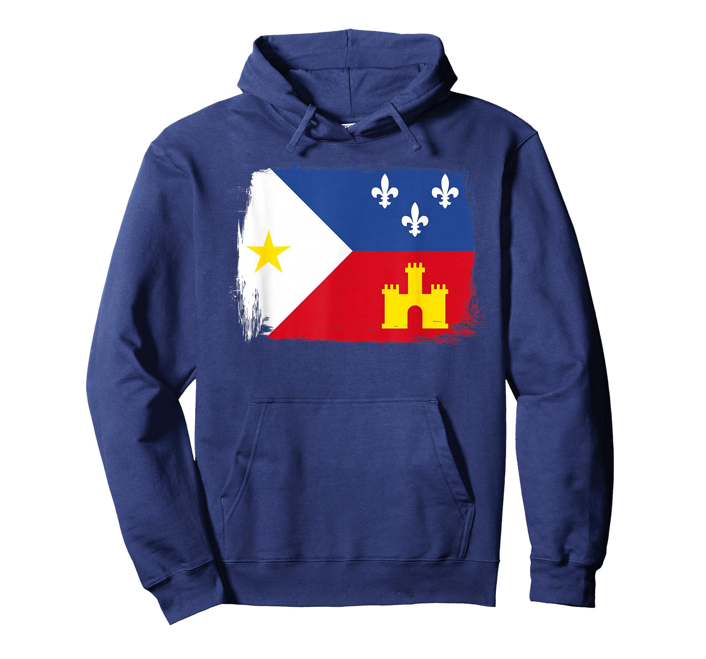 Louisiana Cajun French Acadiana Flag T-Shirt