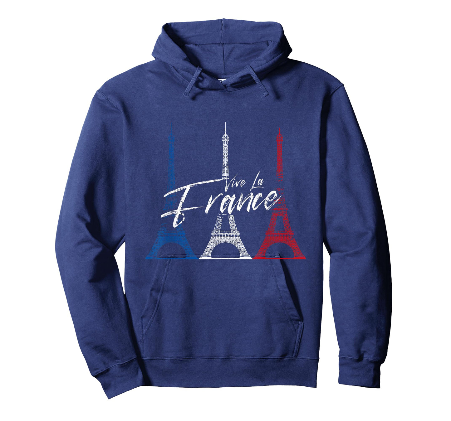 Vintage Retro Vive La France Eiffel Tower Men Women T-Shirt