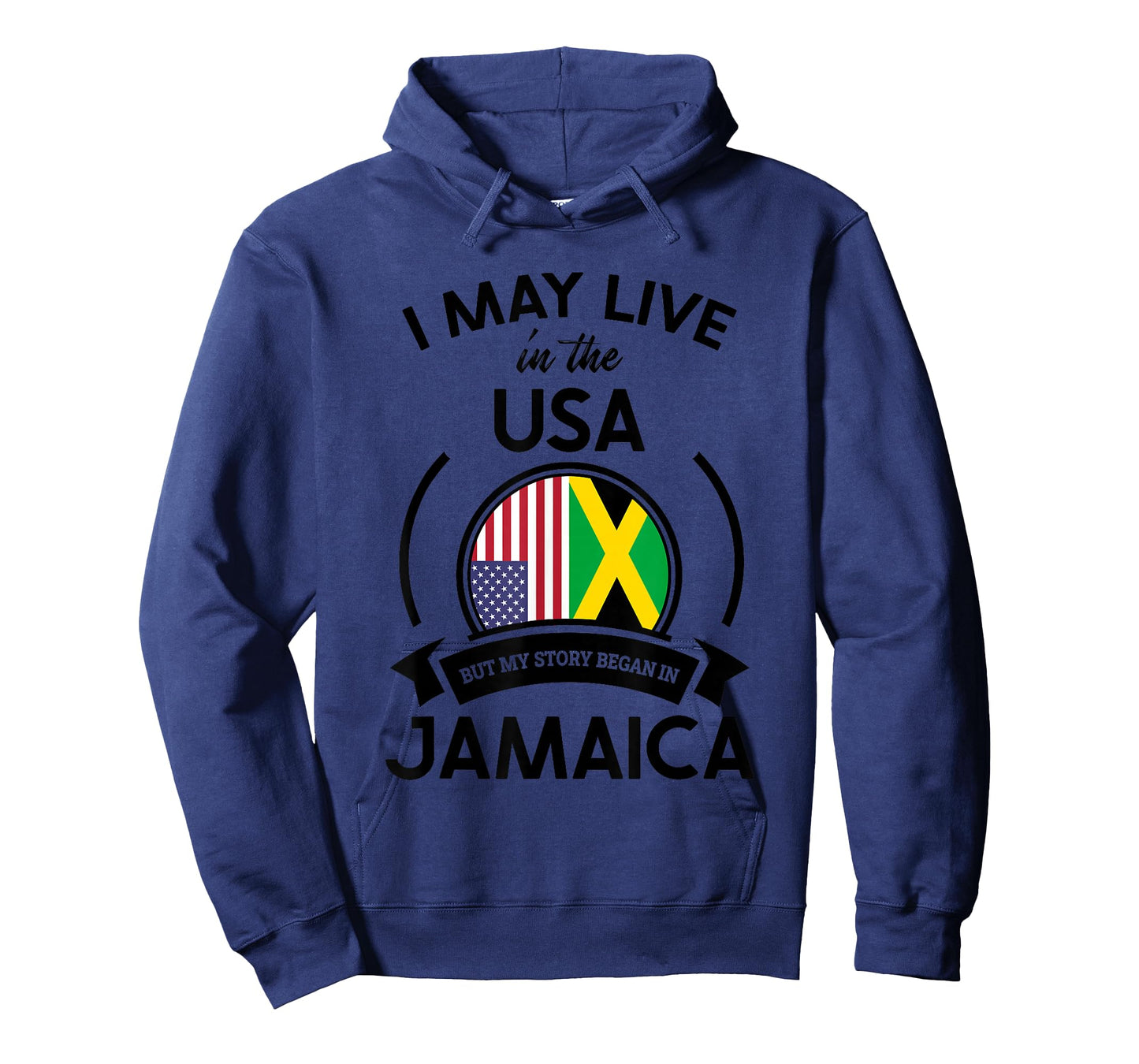 May Live In The USA But My Story Began In Jamaica Flag Gift T-Shirt