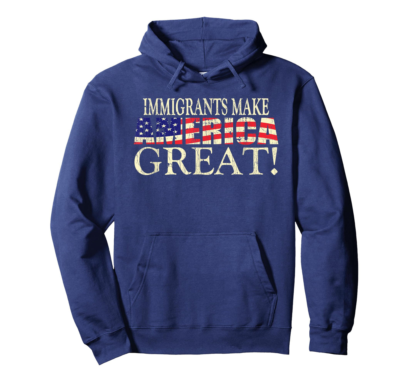 Immigrants Make America Great American Flag Lover T-Shirt