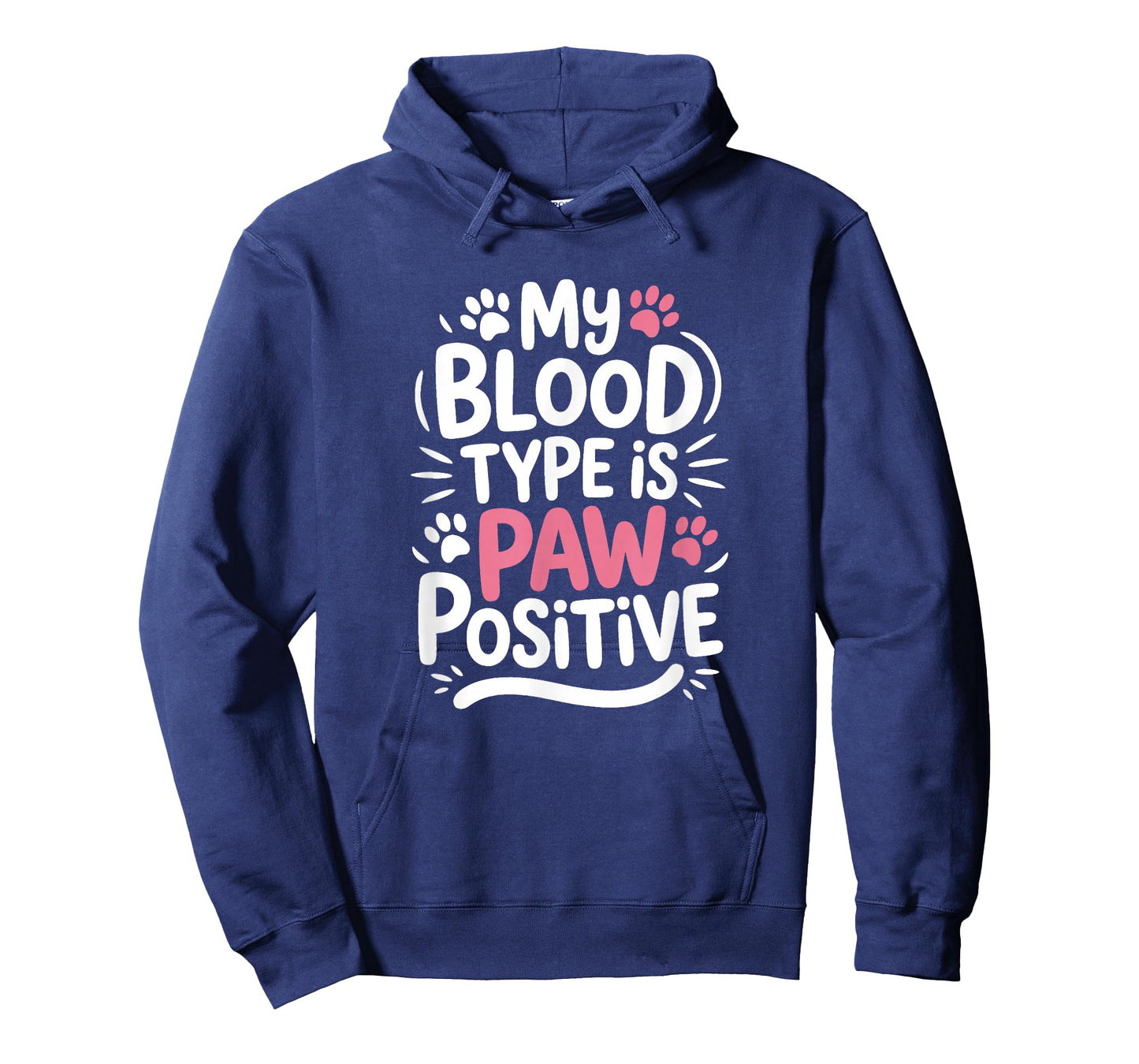 My Blood Type is Paw Positive, Cat Owner T-Shirt