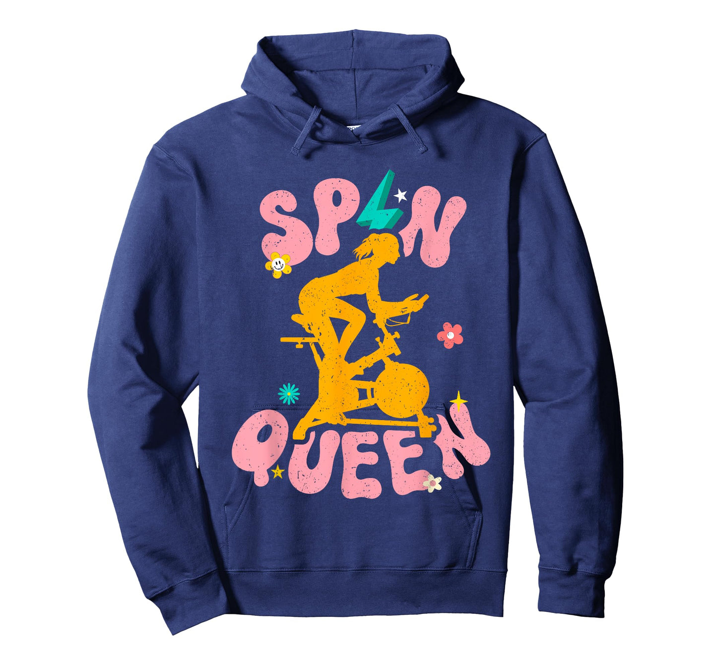 Spin Class Queen Indoor Cycling Workout Stationary Spin Bike T-Shirt