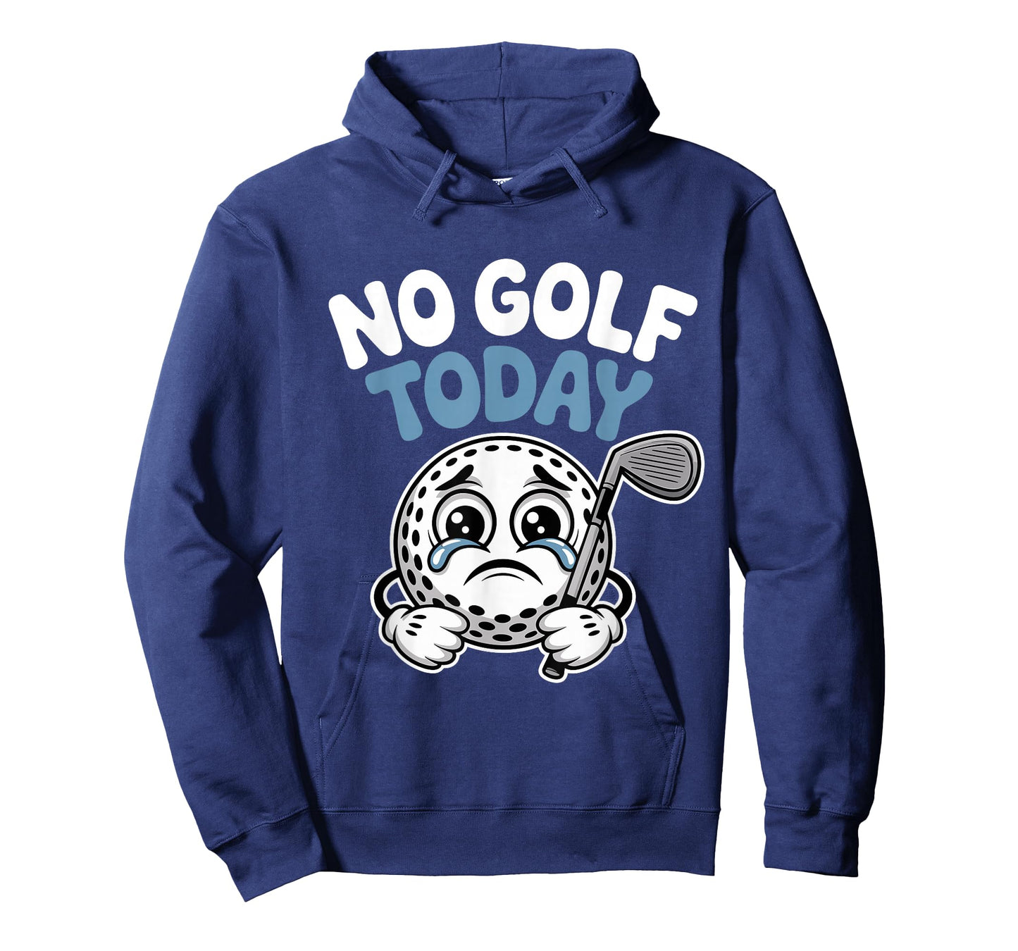 No Golf Today Stickman Design for Golf Lovers and Golfer T-Shirt