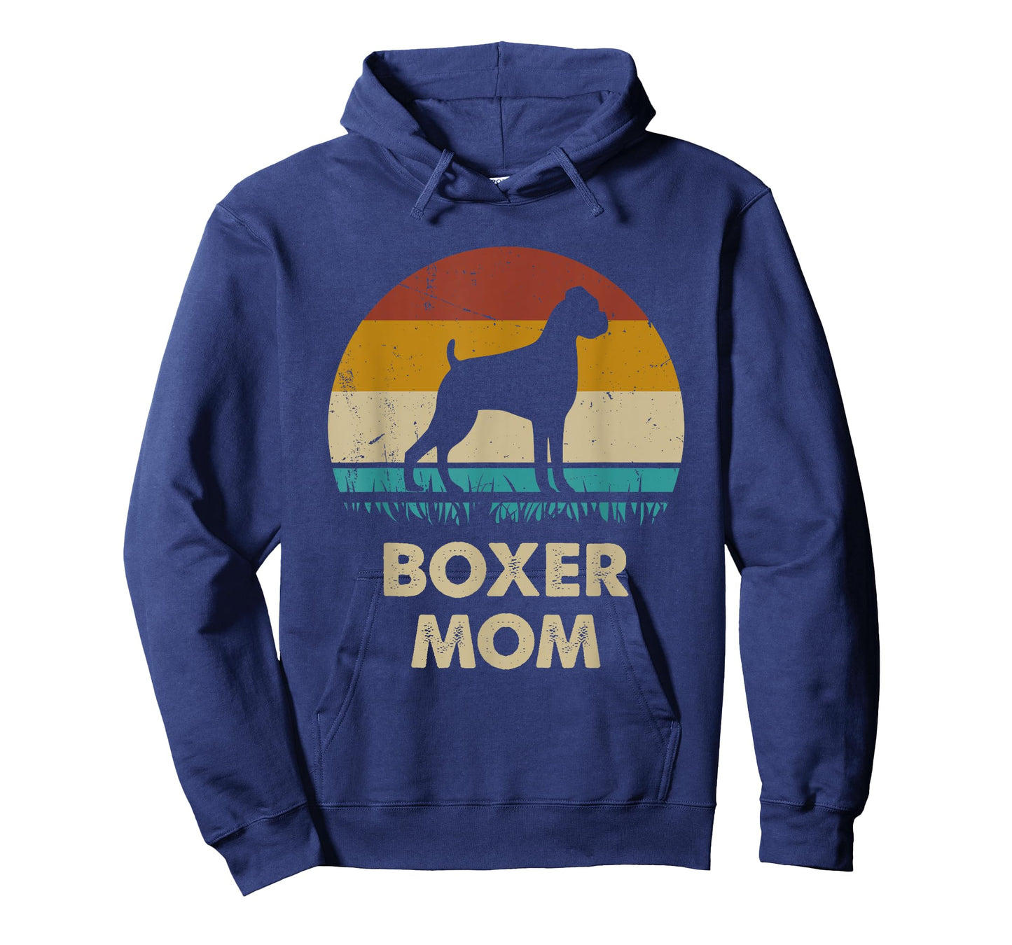 Boxer Mom Womens Boxer Dog Lovers Gift Funny Boxer Mama T-Shirt