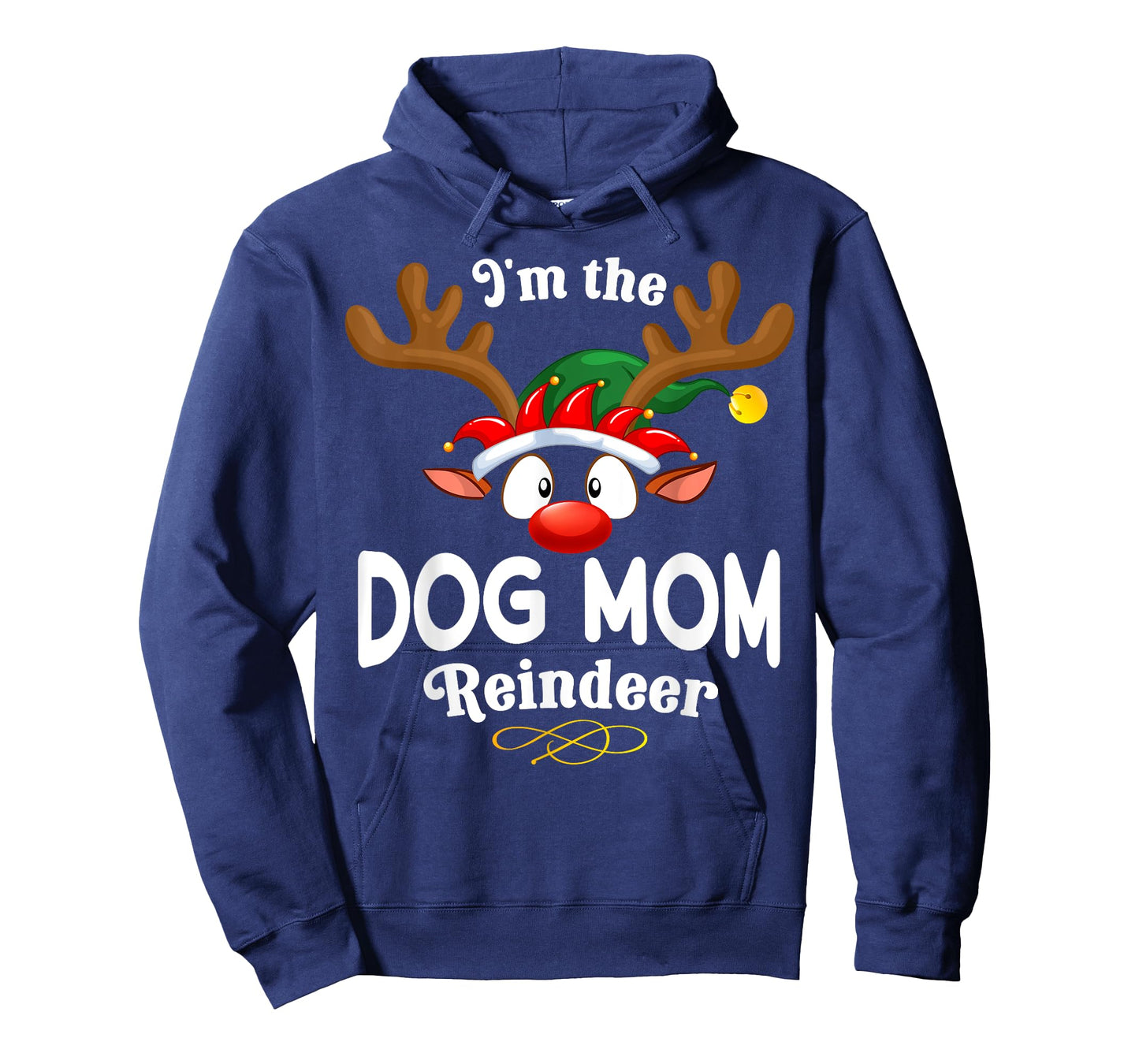 Christmas PJS Dog mom XMas Reindeer Matching Men Women T-Shirt