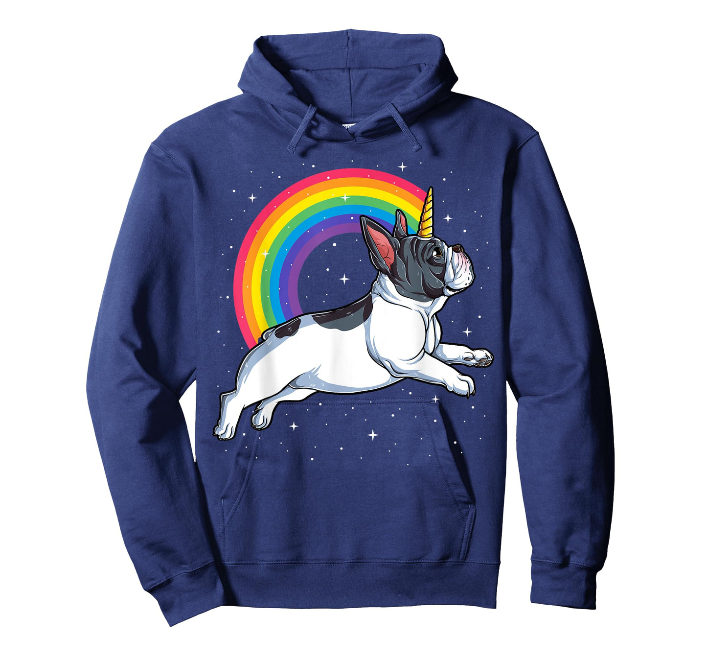 French Bulldog Unicorn Shirt Girls Space Galaxy Frenchicorn T-Shirt