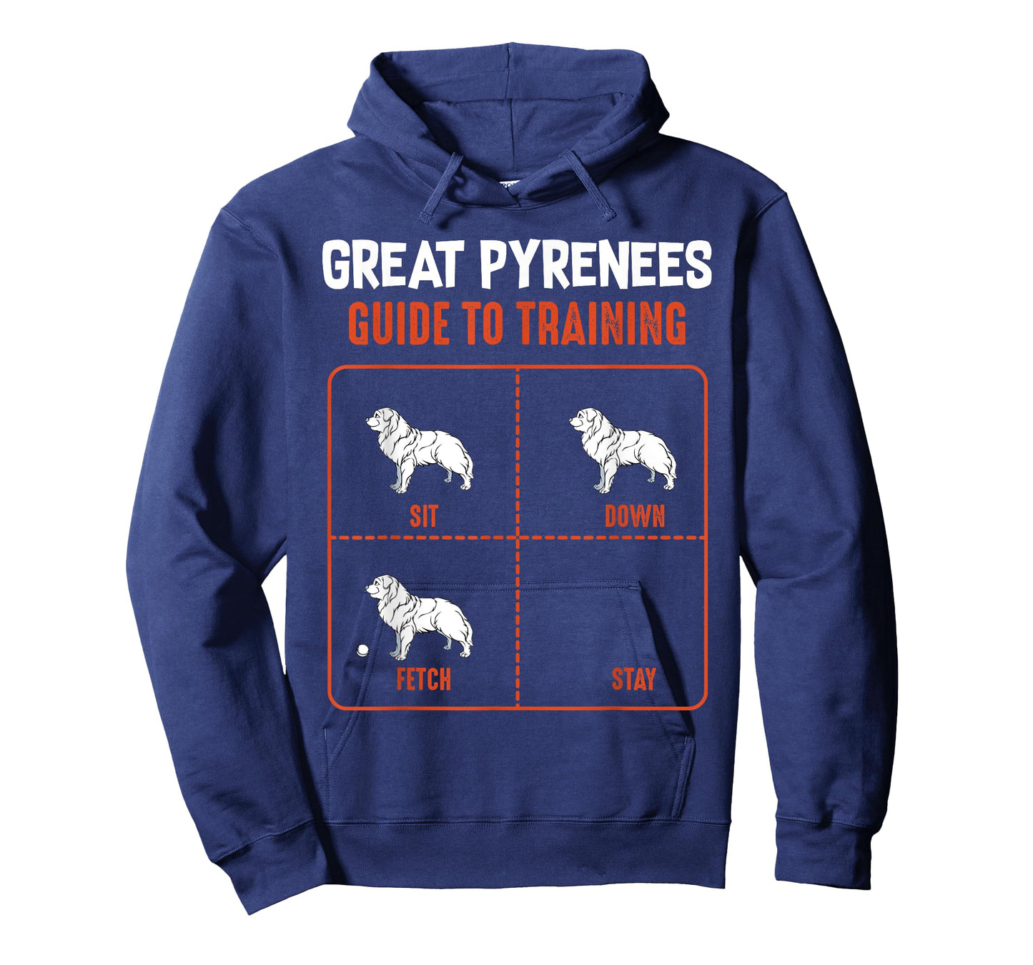 Great Pyrenees Guide To Training Funny Dog Pet Lover T-shirt Men Women Girls Kids T-Shirt