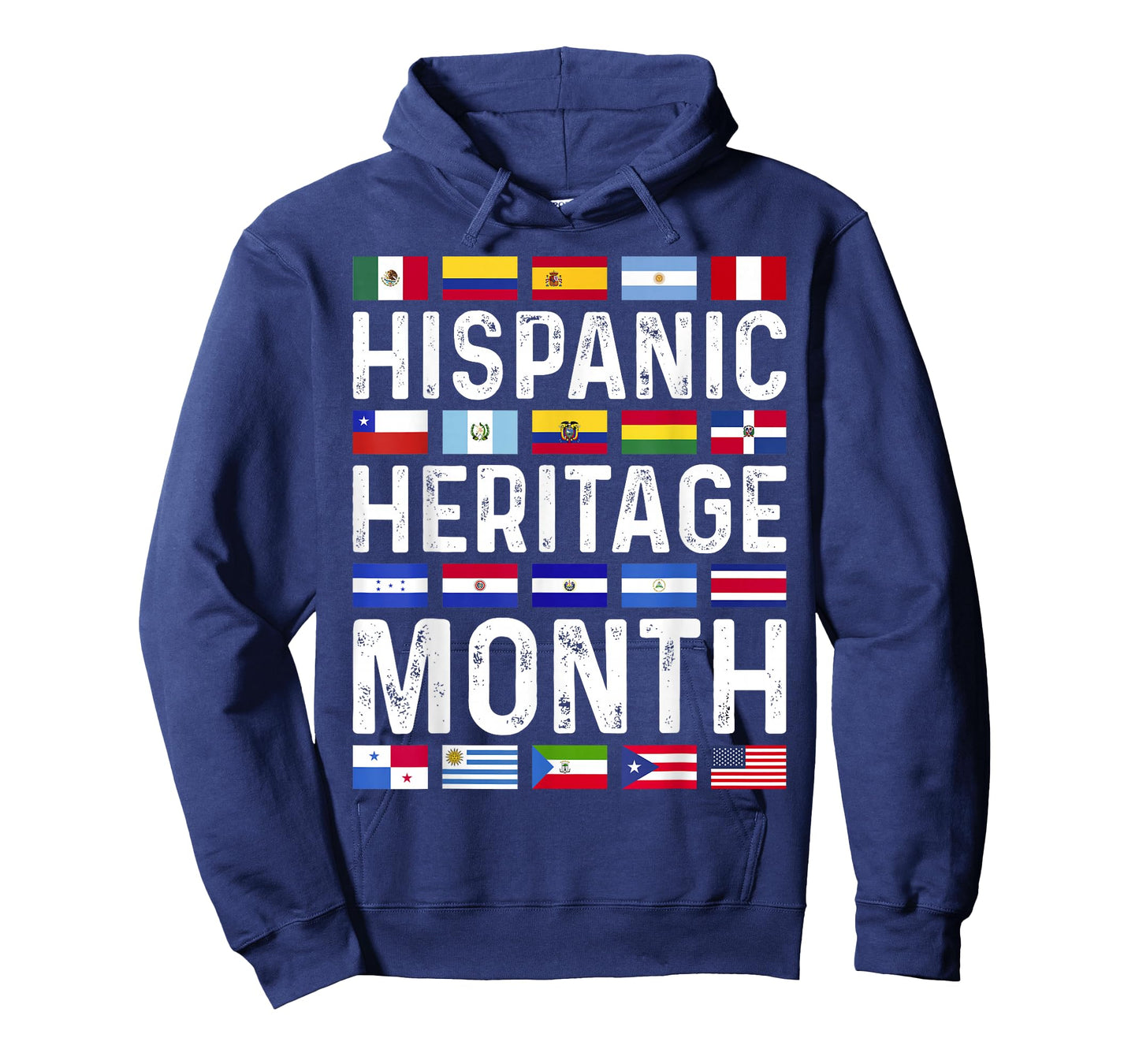 Hispanic Heritage Month National Latino Countries Flags T-Shirt